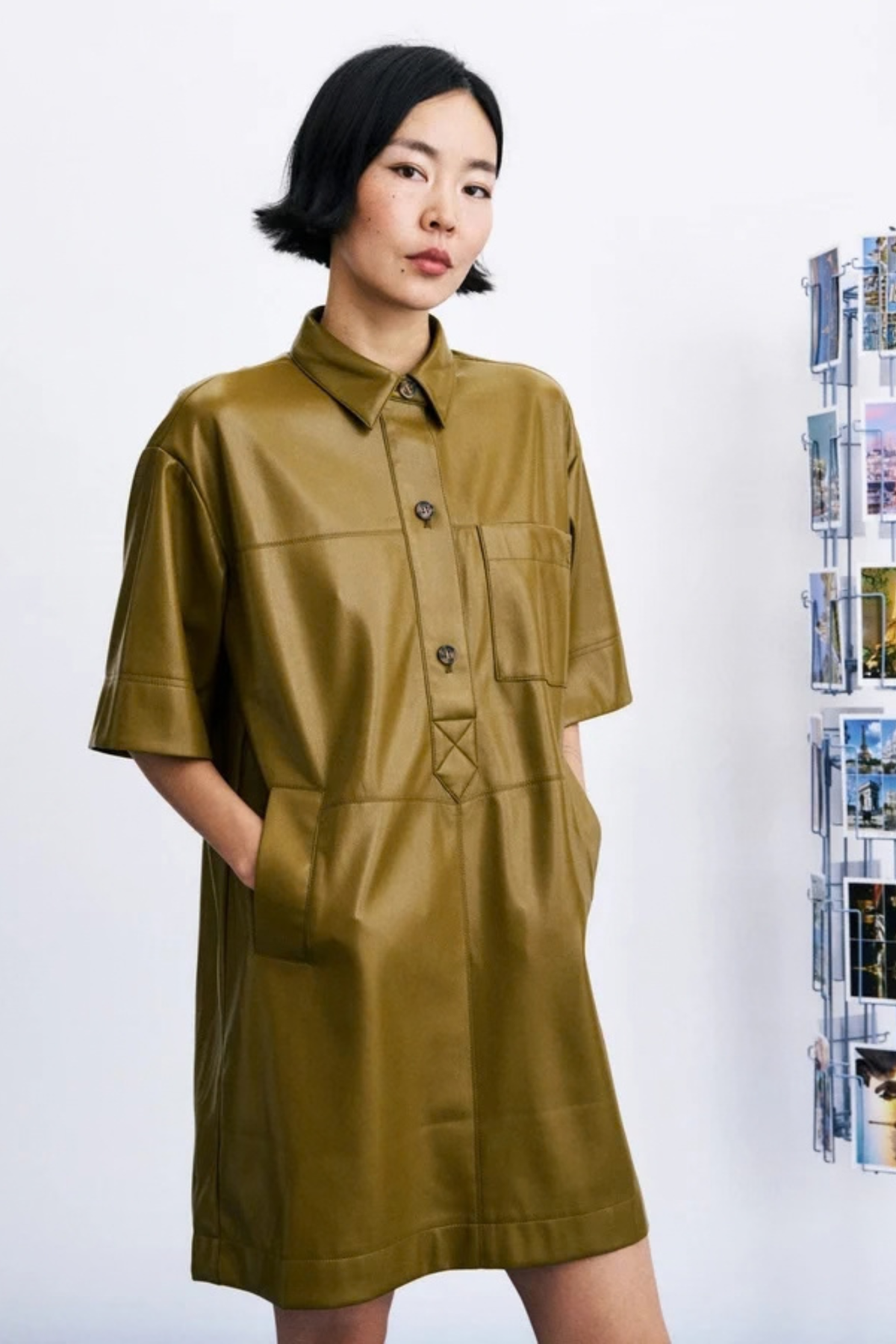 HARTER DRESS - KHAKI