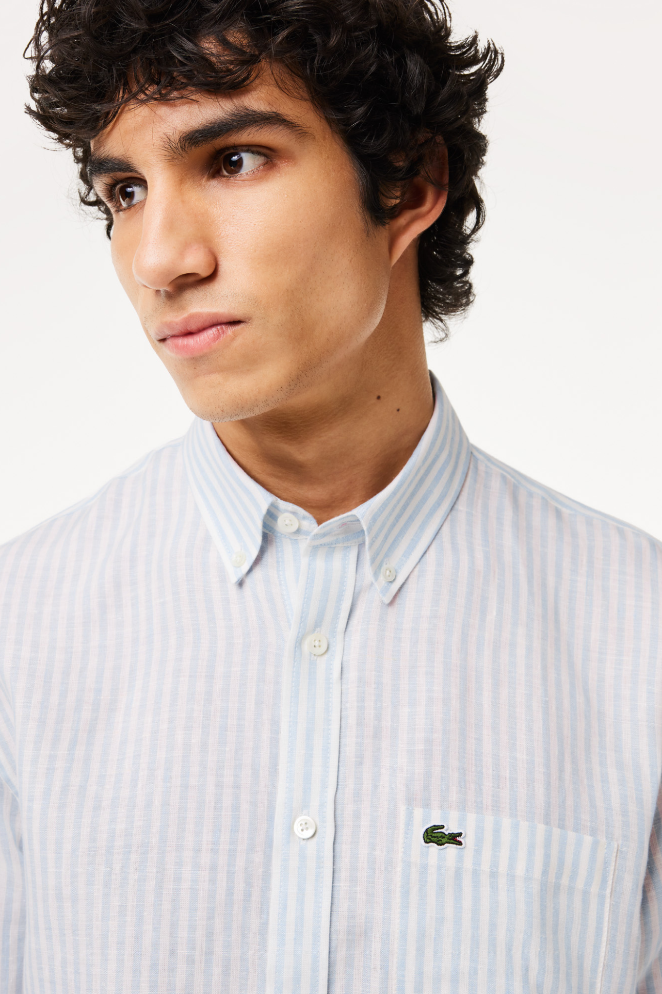 WOVEN SHIRT - OVERVIEW/WHITE