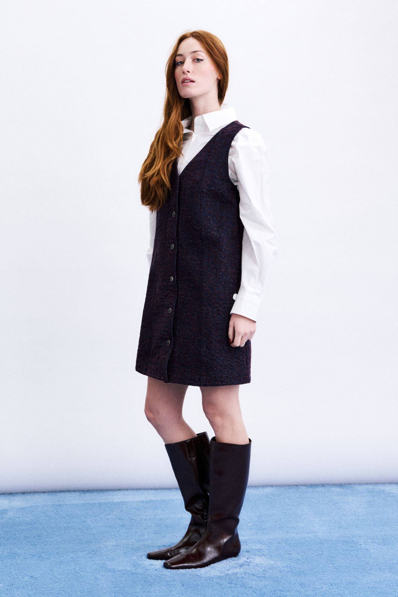 SEOCHON DRESS - BORDEAUX