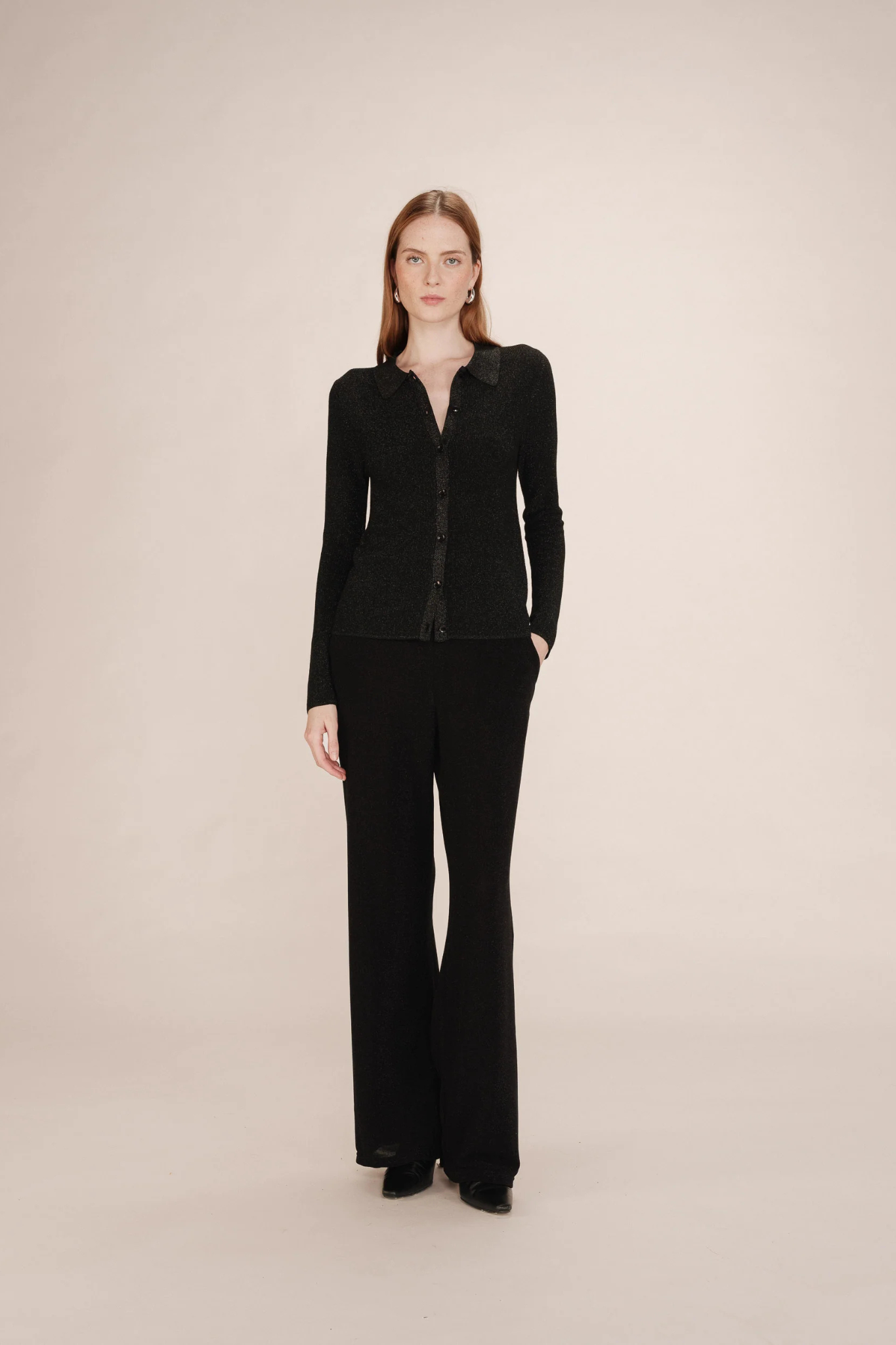 TELLER CARDIGAN - BLACK