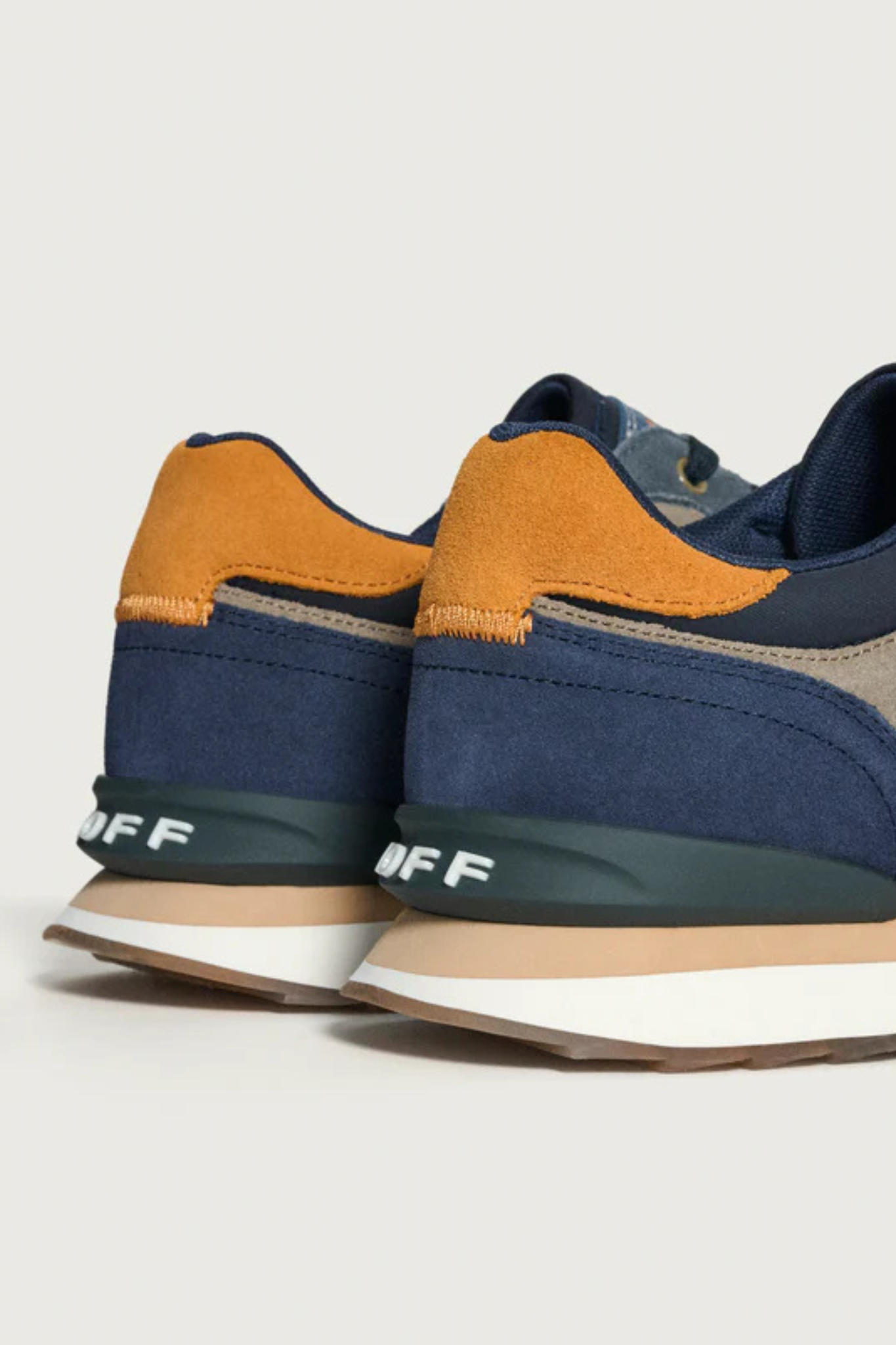 CITY VENICE MEN SNEAKERS - BLUE/ORANGE/BROWN