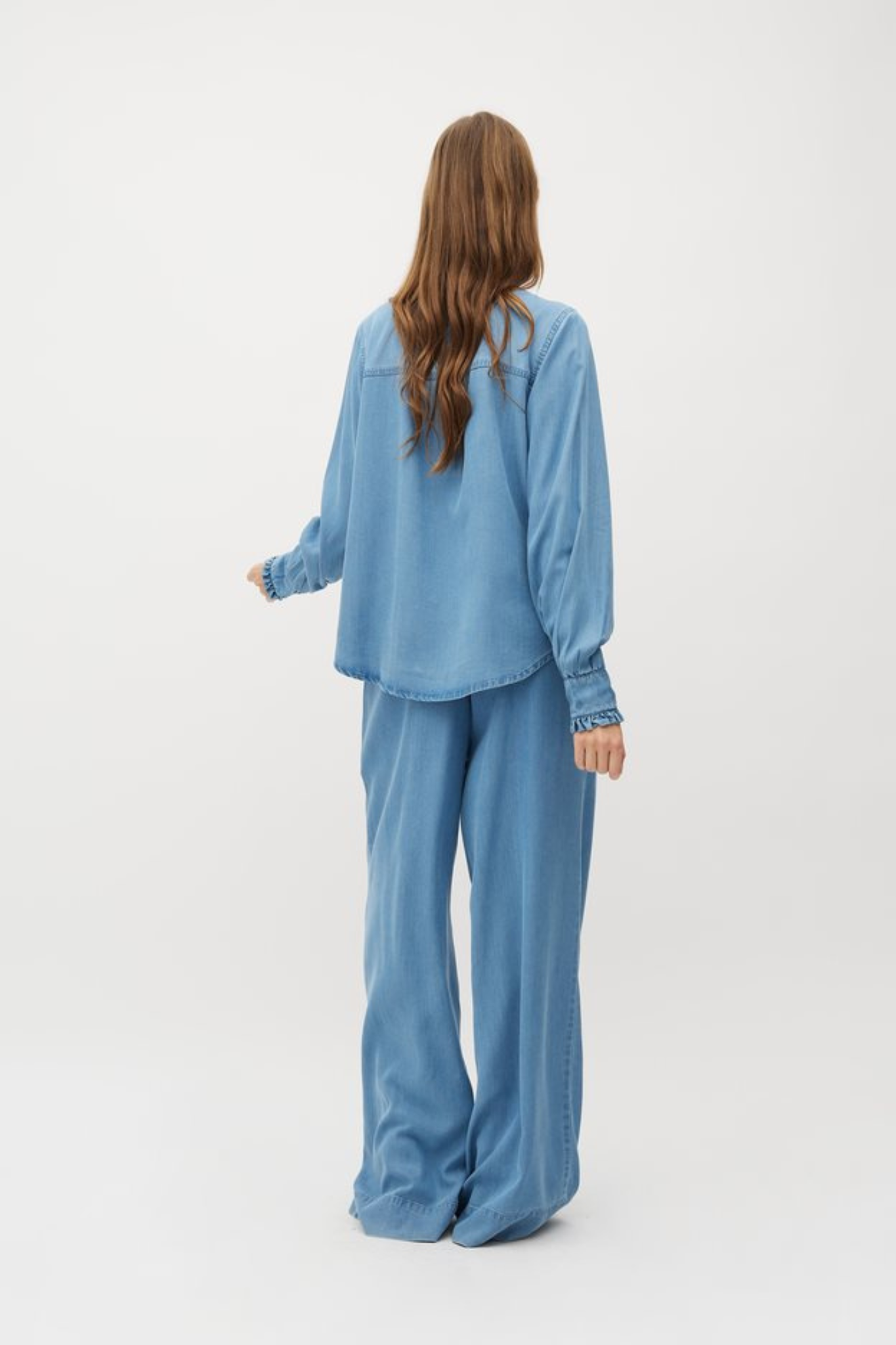 ASAKA TALVI PANTS - BLUE SOFT WASH