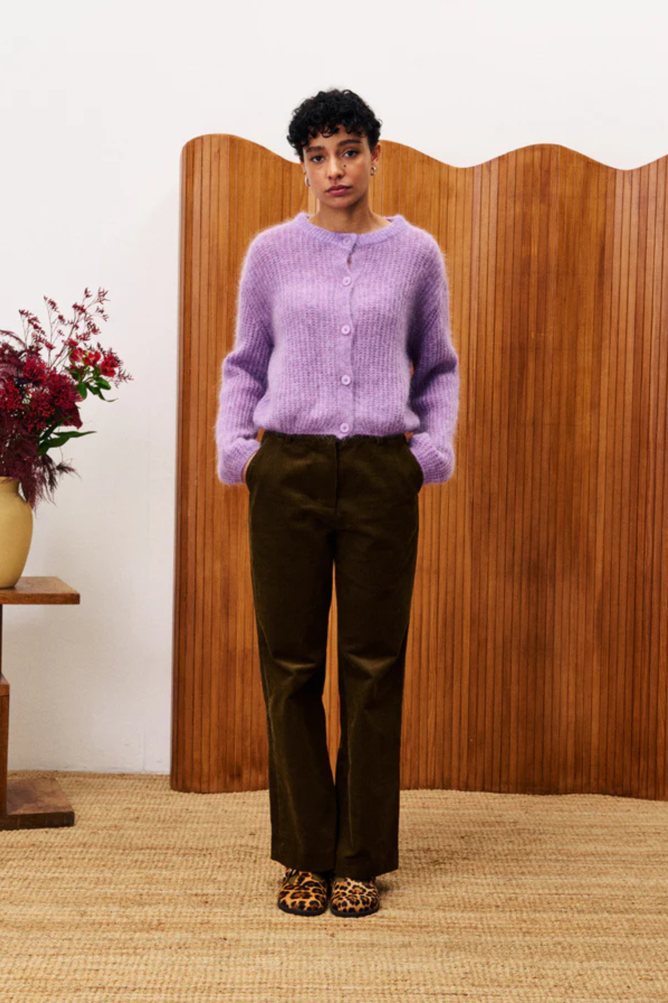 MIANO CARDIGAN - VIOLET