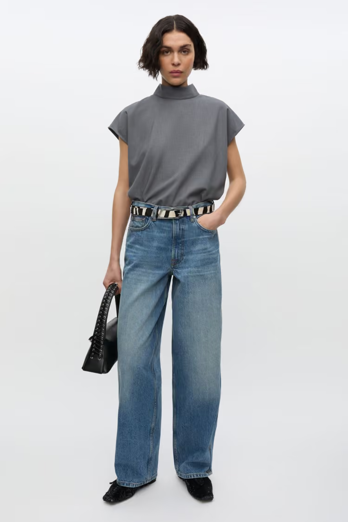 HOYS TOP - GREY MEL