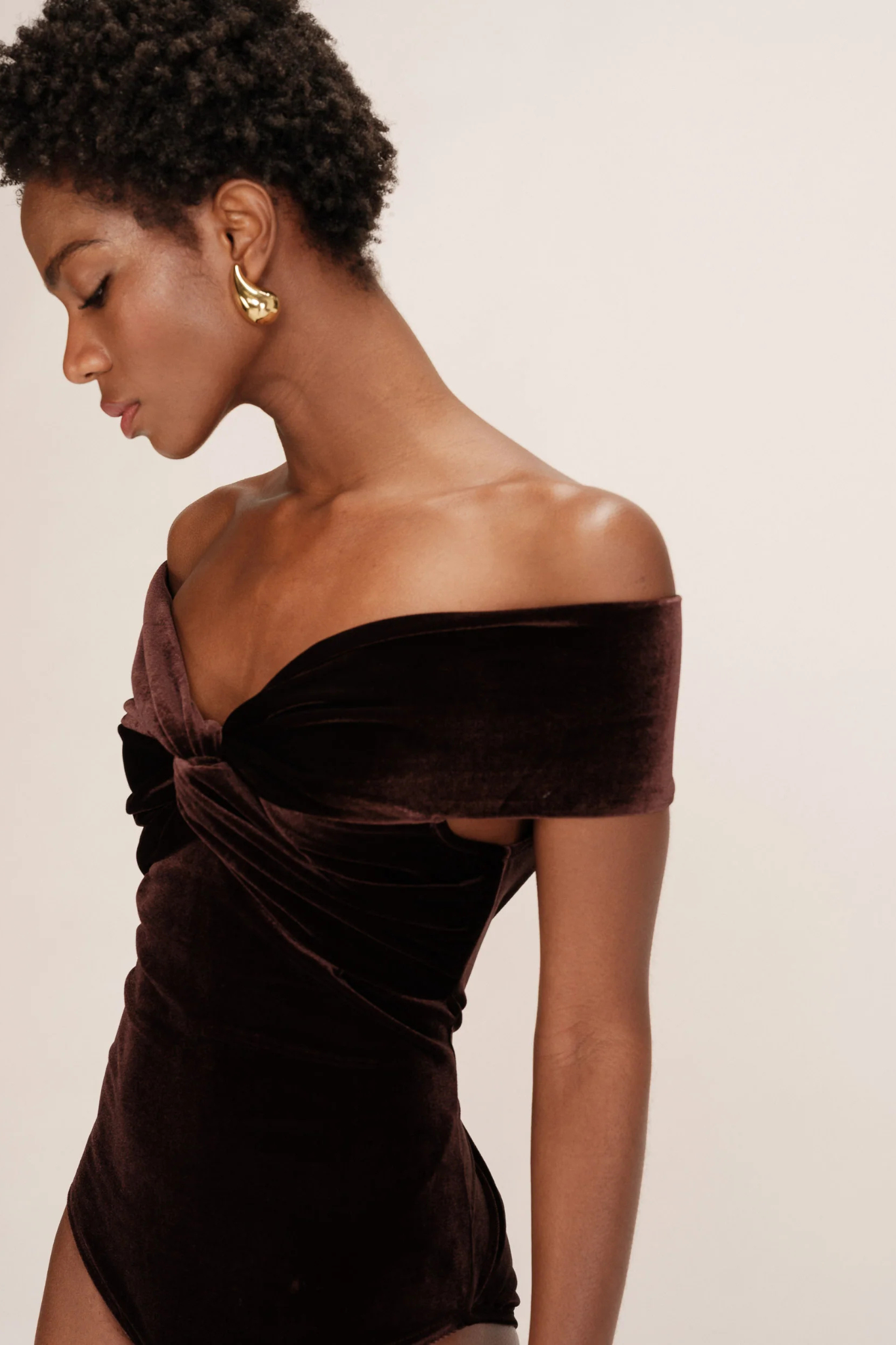 TIMEON BODY TOP - CHOCOLAT