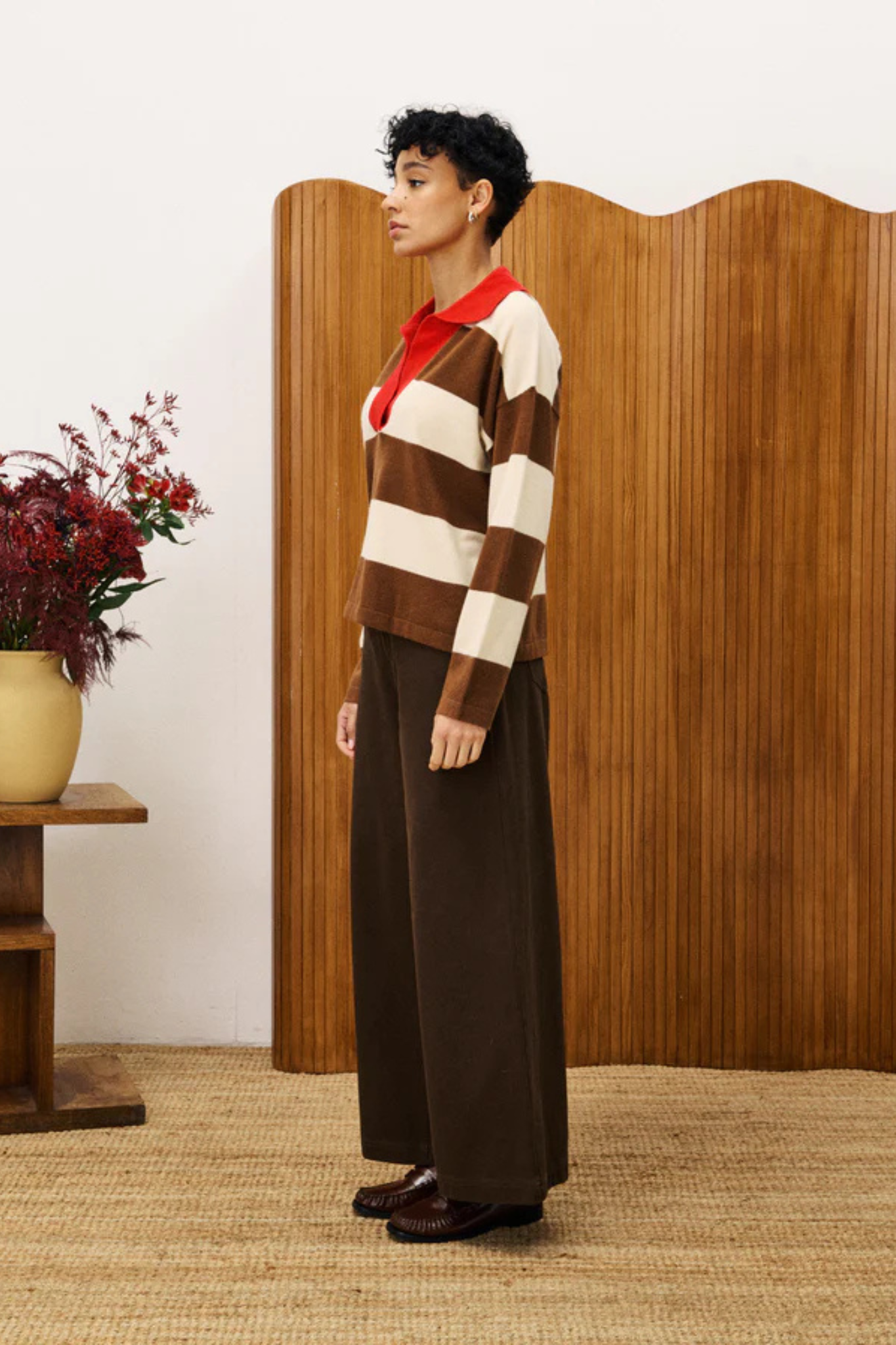 COLCHIQUE PULLOVER - ICE BROWN