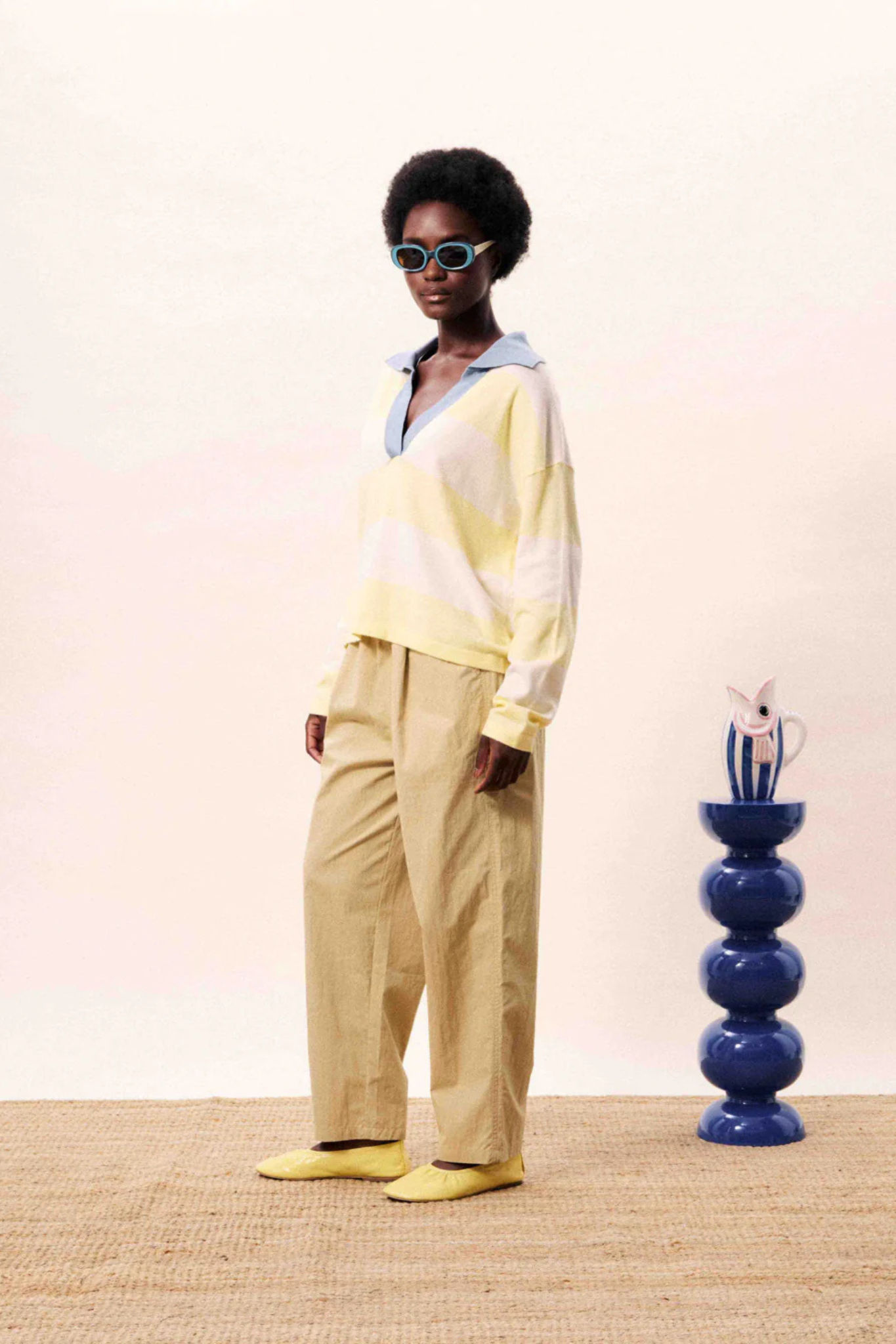 NAIDA PANTS - BEIGE