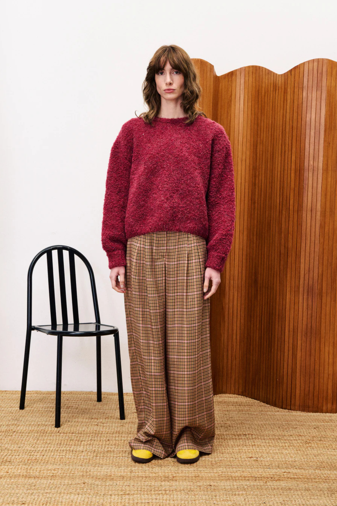 CAMELIA PULLOVER - BORDEAUX