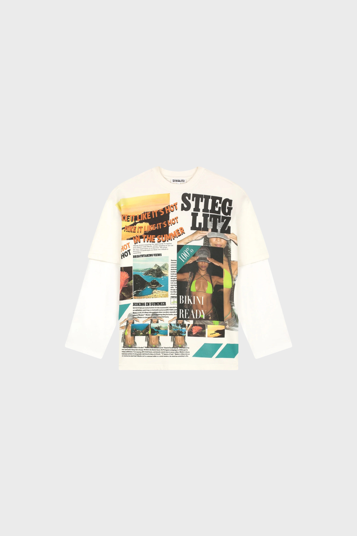 DENNIS SKATE DOUBLE LONGSLEEVE - OFF WHITE
