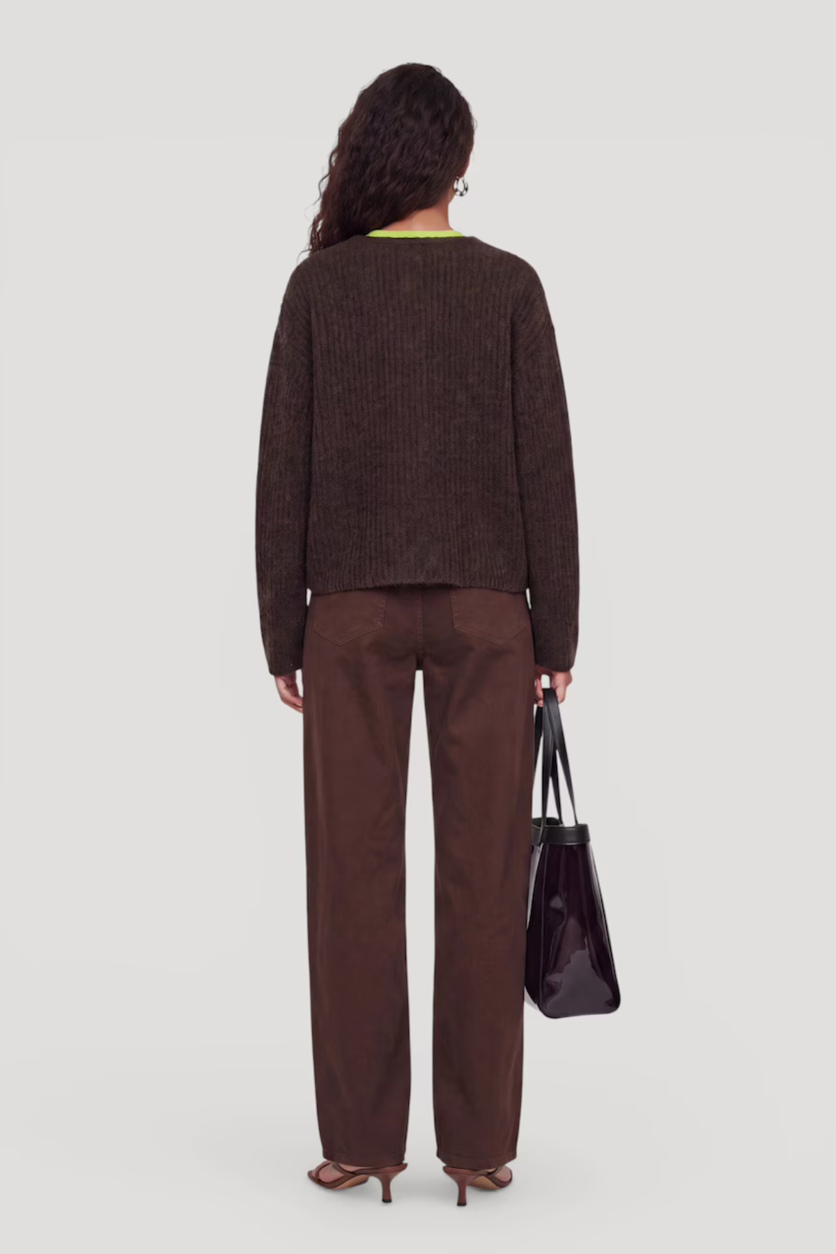 LLIANA CARDIGAN - BROWN