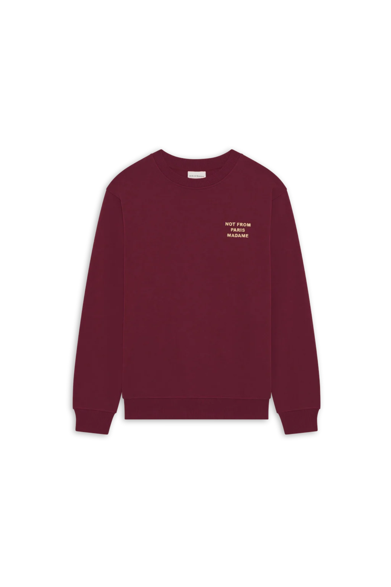 LE SWEATSHIRT SLOGAN - WINE