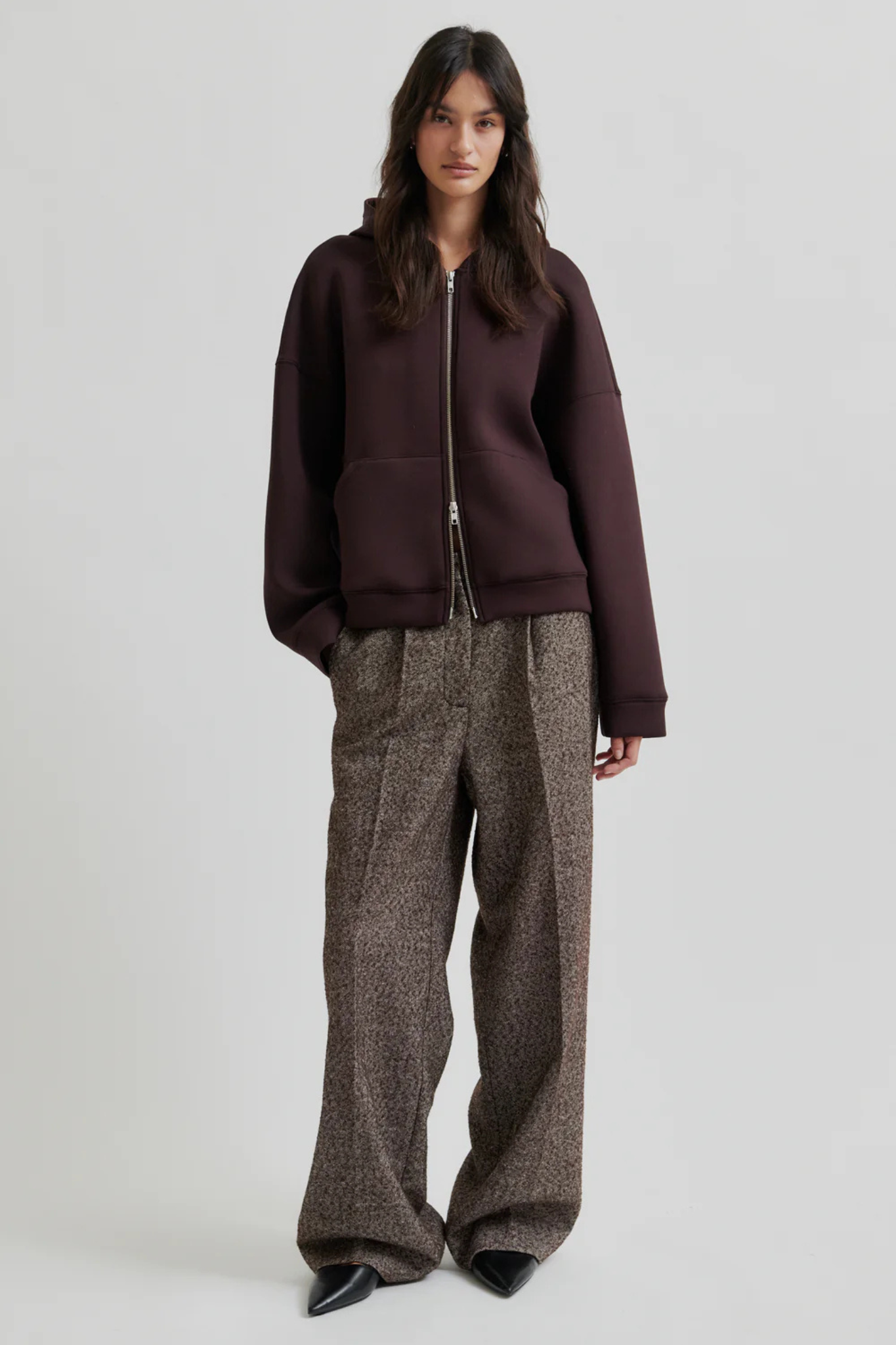 ARBOR TROUSERS - CHOCOLATE PLUM