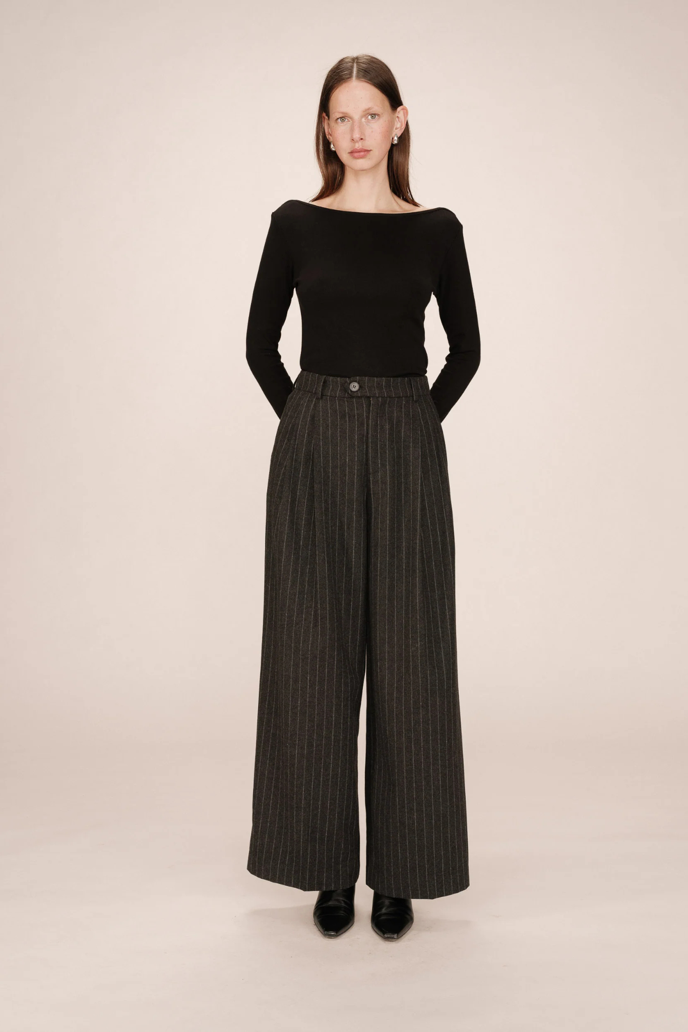 SENNA PANTS - CARBONE