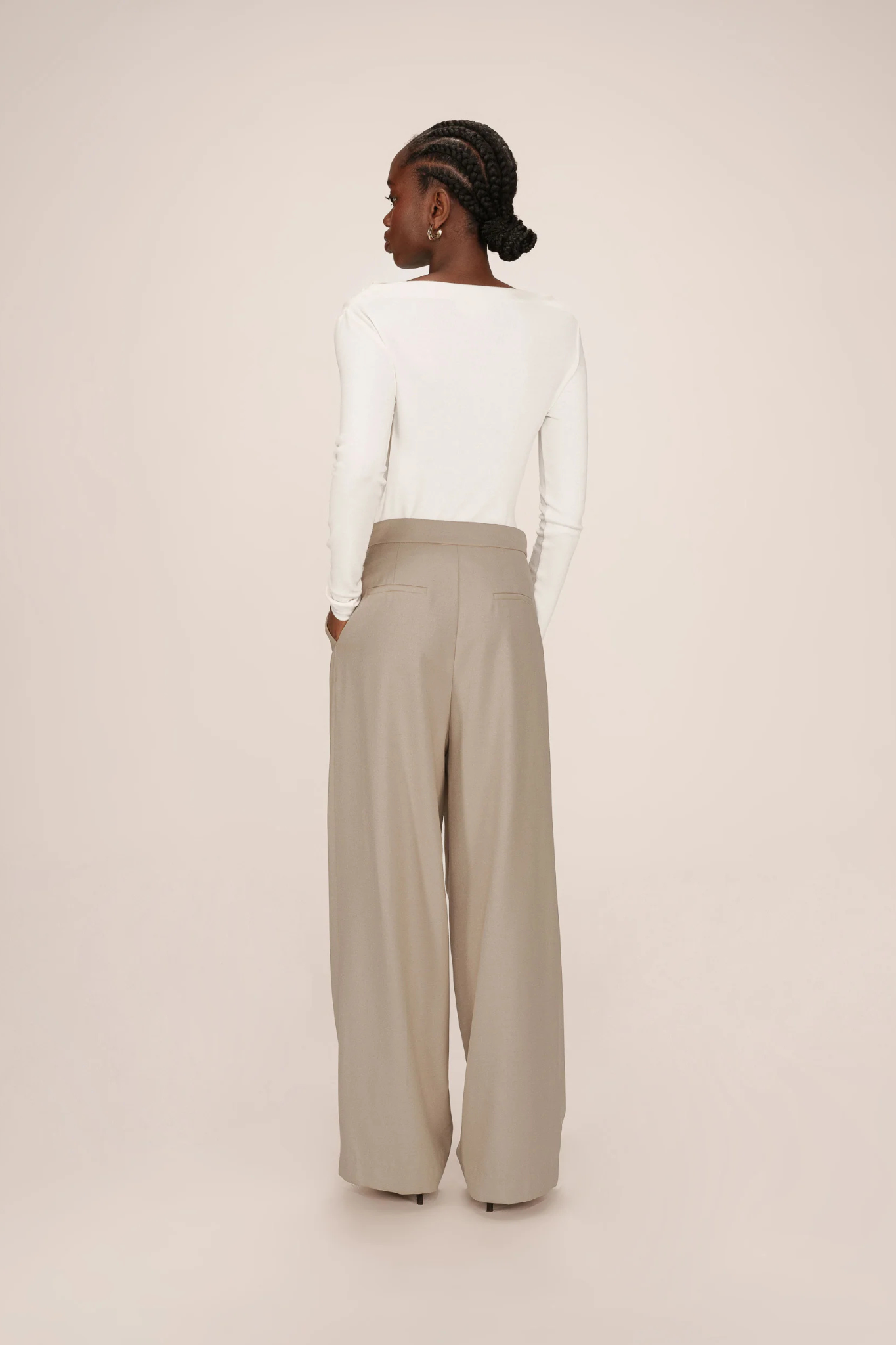 STROKES PANTS - BEIGE
