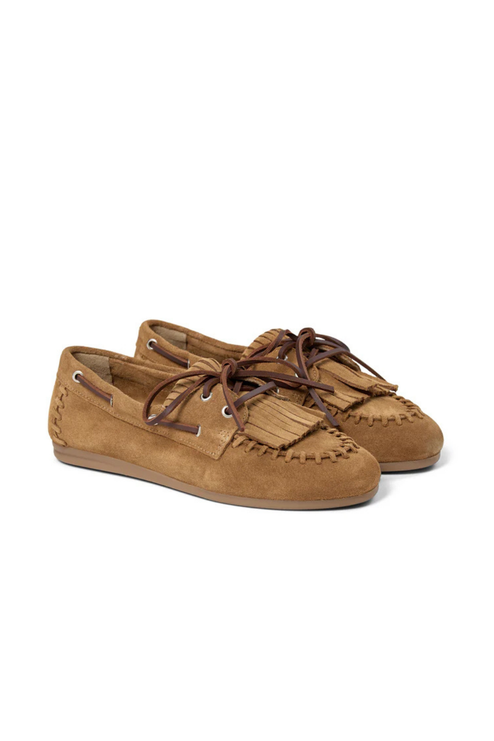MAGDA LOAFERS - TAN SUEDE