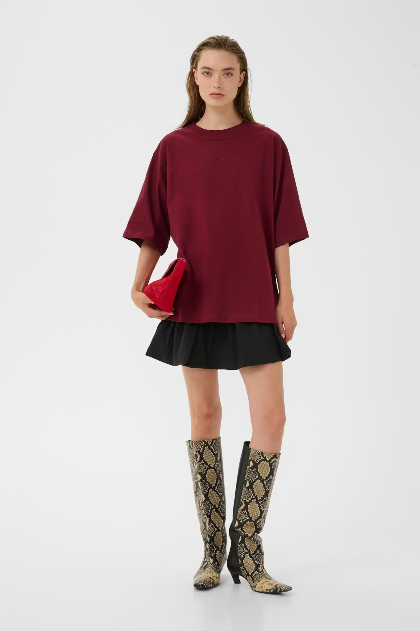 TIMUNE T-SHIRT - CABERNET
