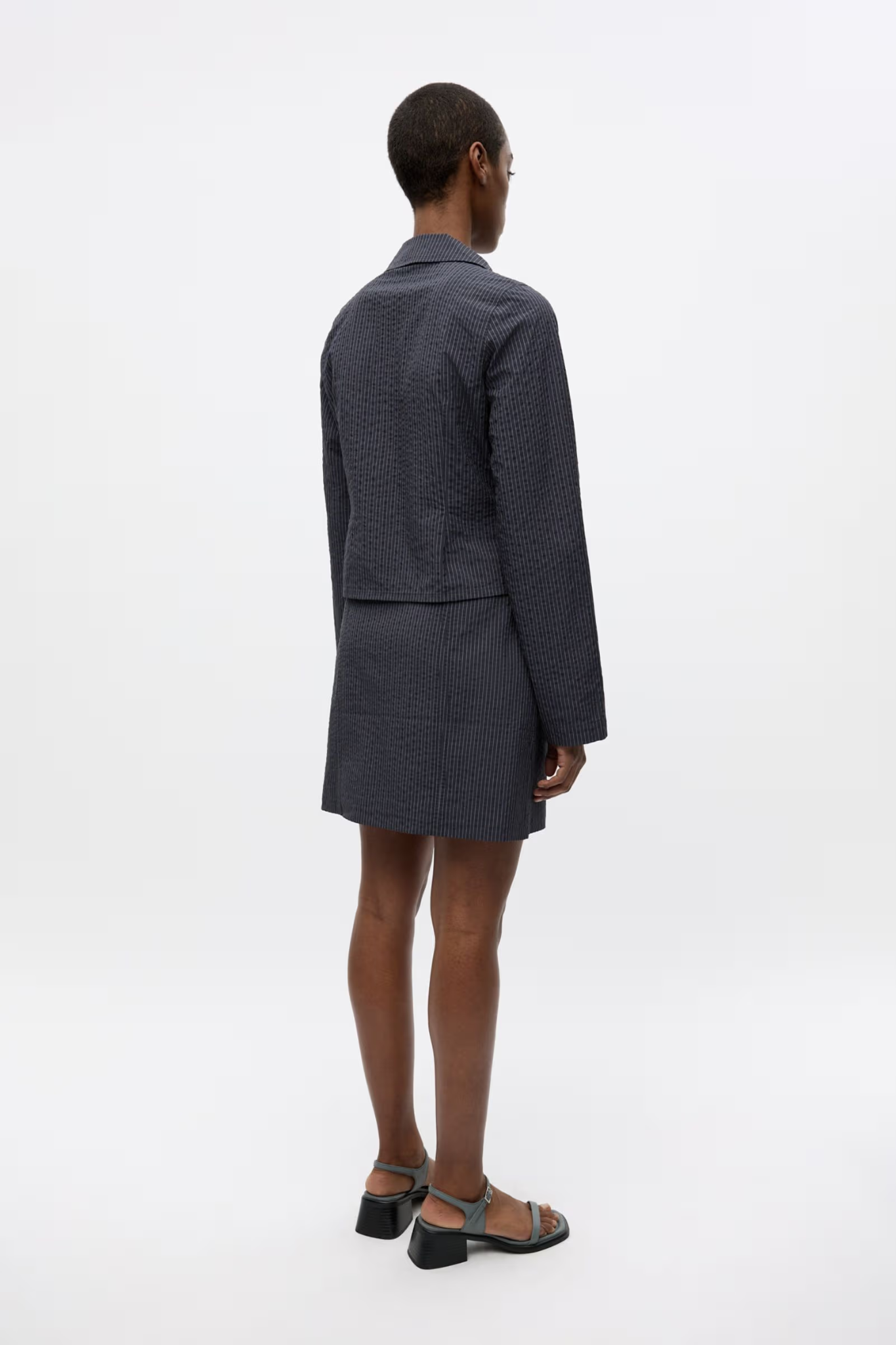 ENSPLIT SKIRT - ASPHALT STRIPE
