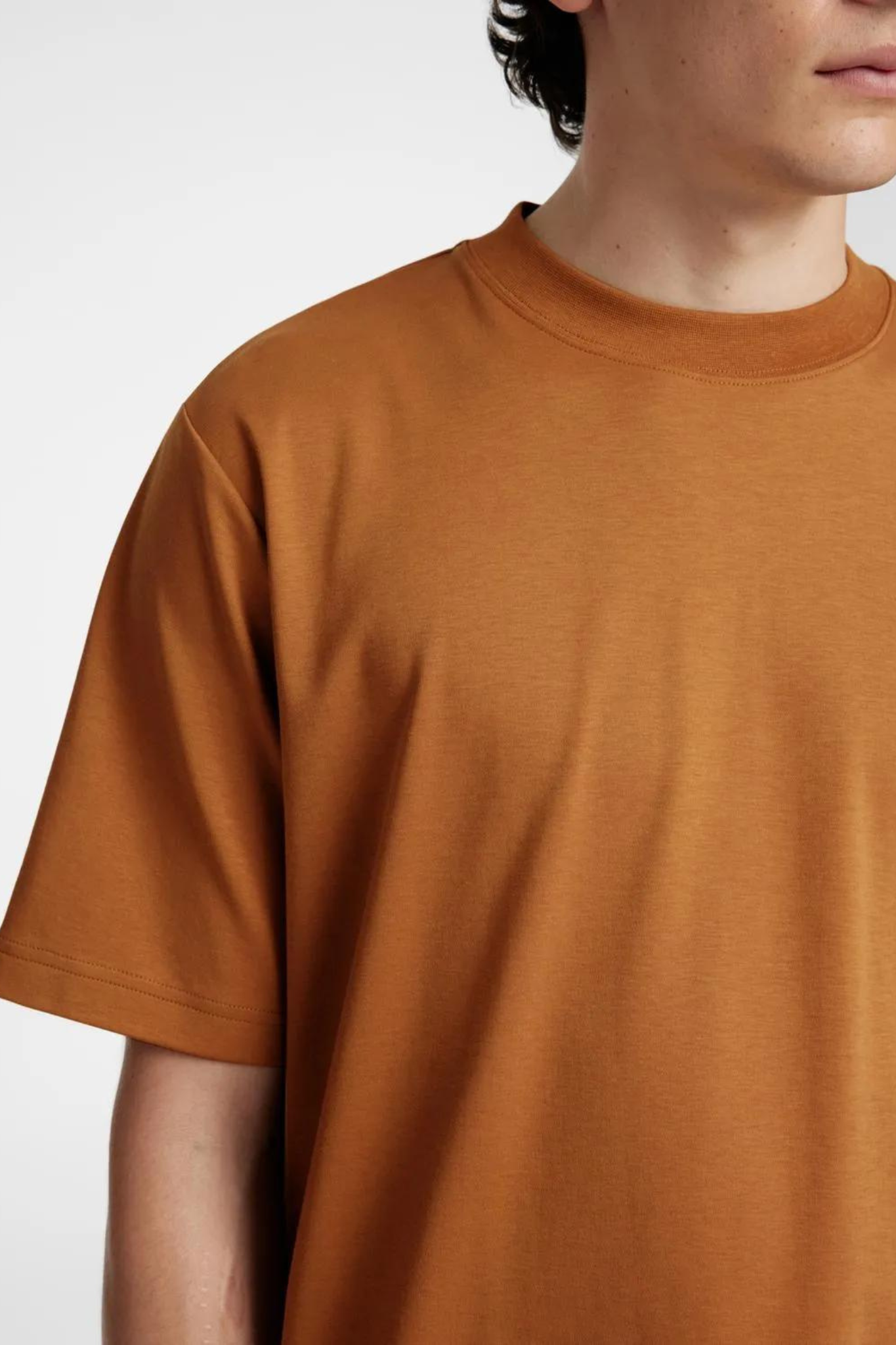 SLHRELAX-DANI SS INTERLOCK TEE - CHIPMUNK