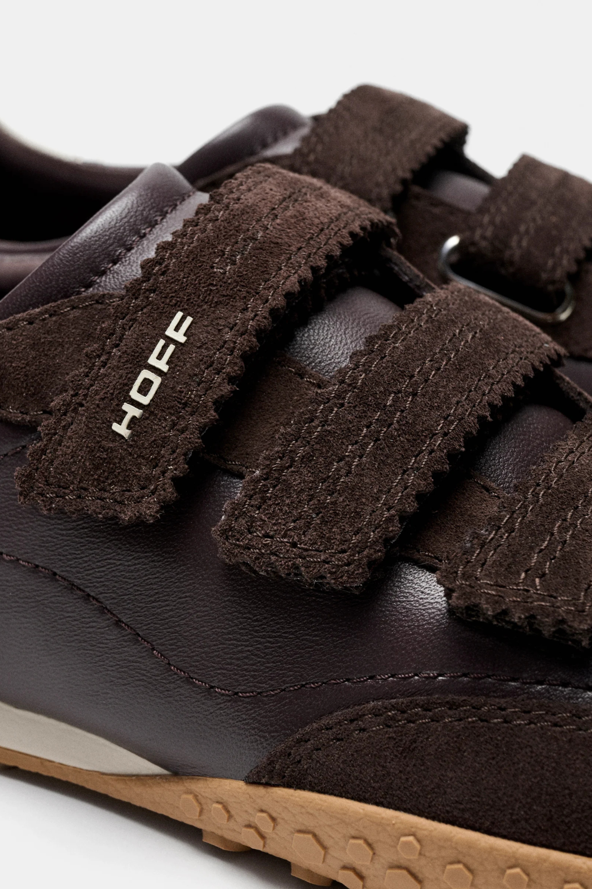 BRIDGE VELCROS WOMEN SNEAKERS - CHOCOLATE