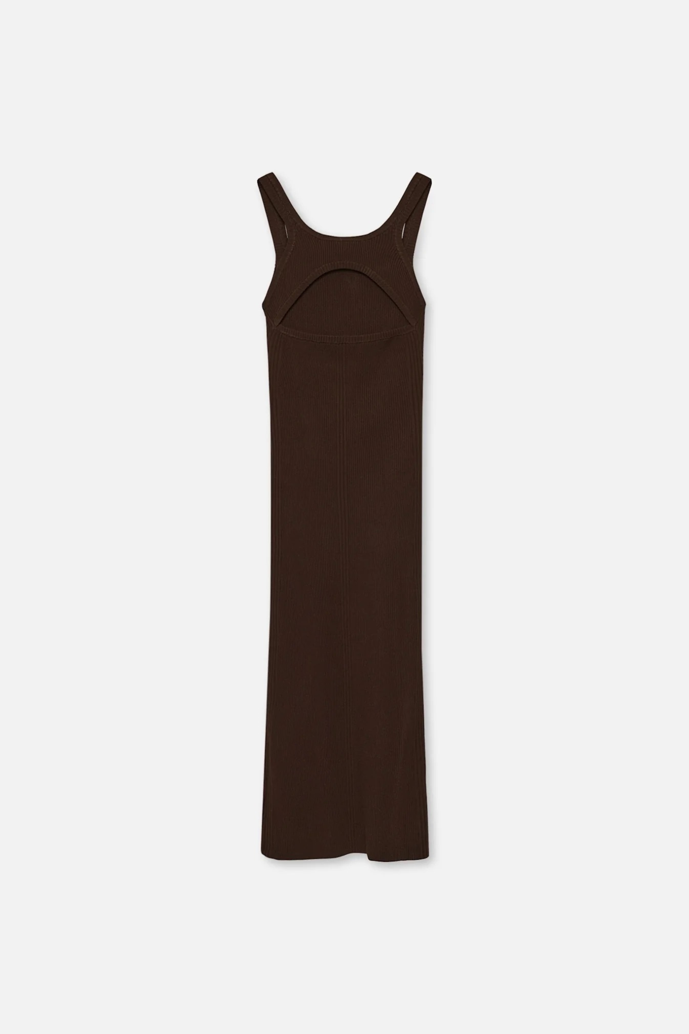ERINA KNIT DRESS - COFFEE BEAN