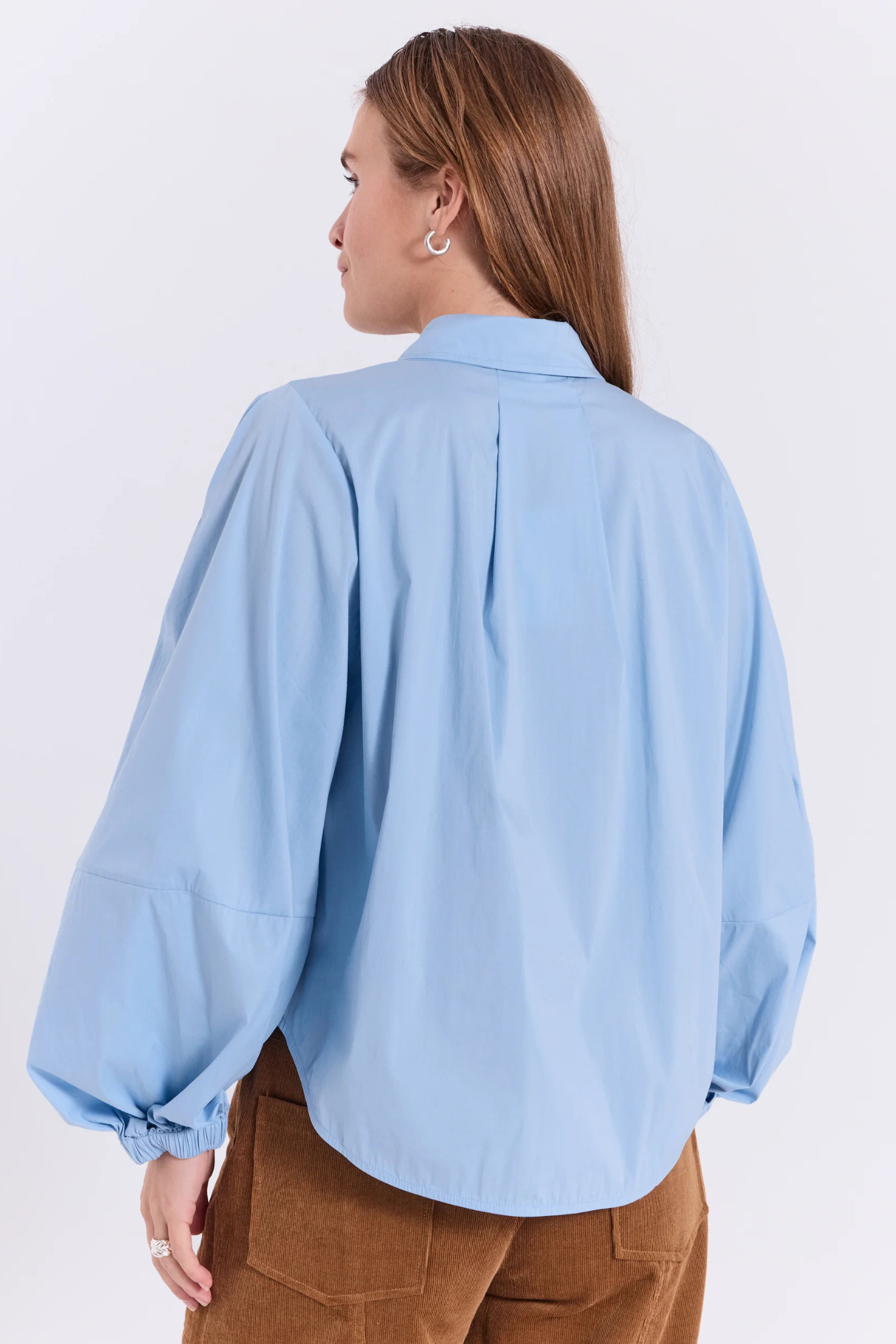 OTILIA LS SHIRT - BLUE