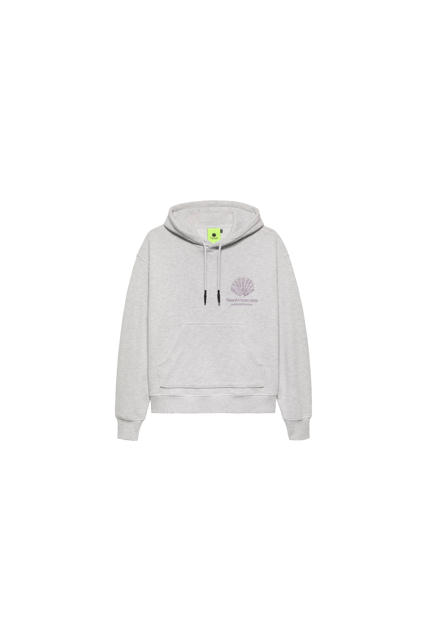 SPRAYED LOGO HOODIE - ASH GREY