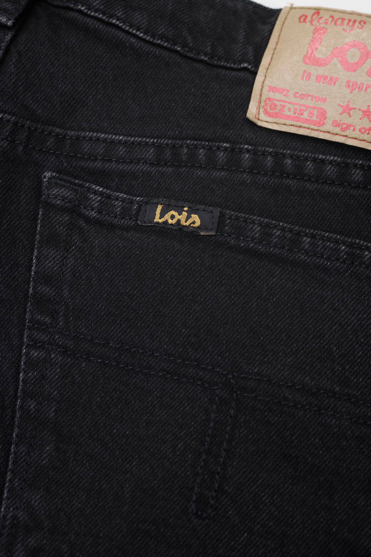LINDSAY PALAZZO JEANS - BLACK ENZYME