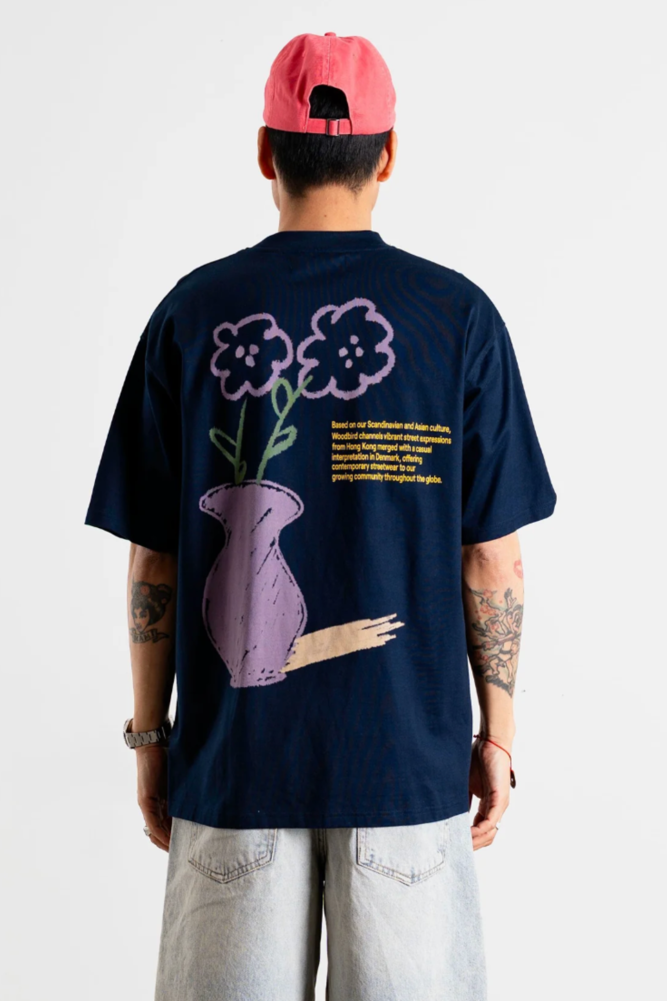 BAINE CRAY T-SHIRT - NAVY