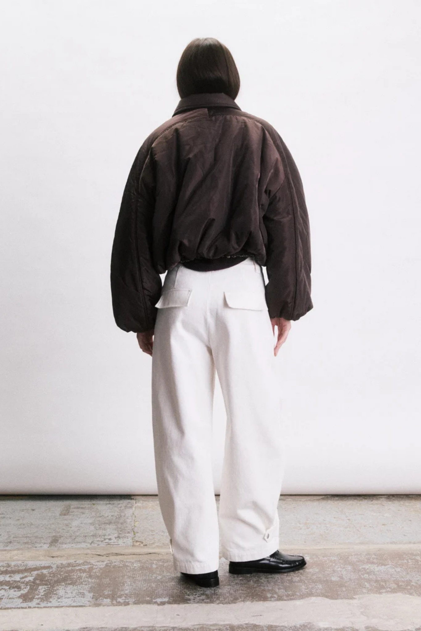 NEIL BOMBER JACKET - CHOCOLAT