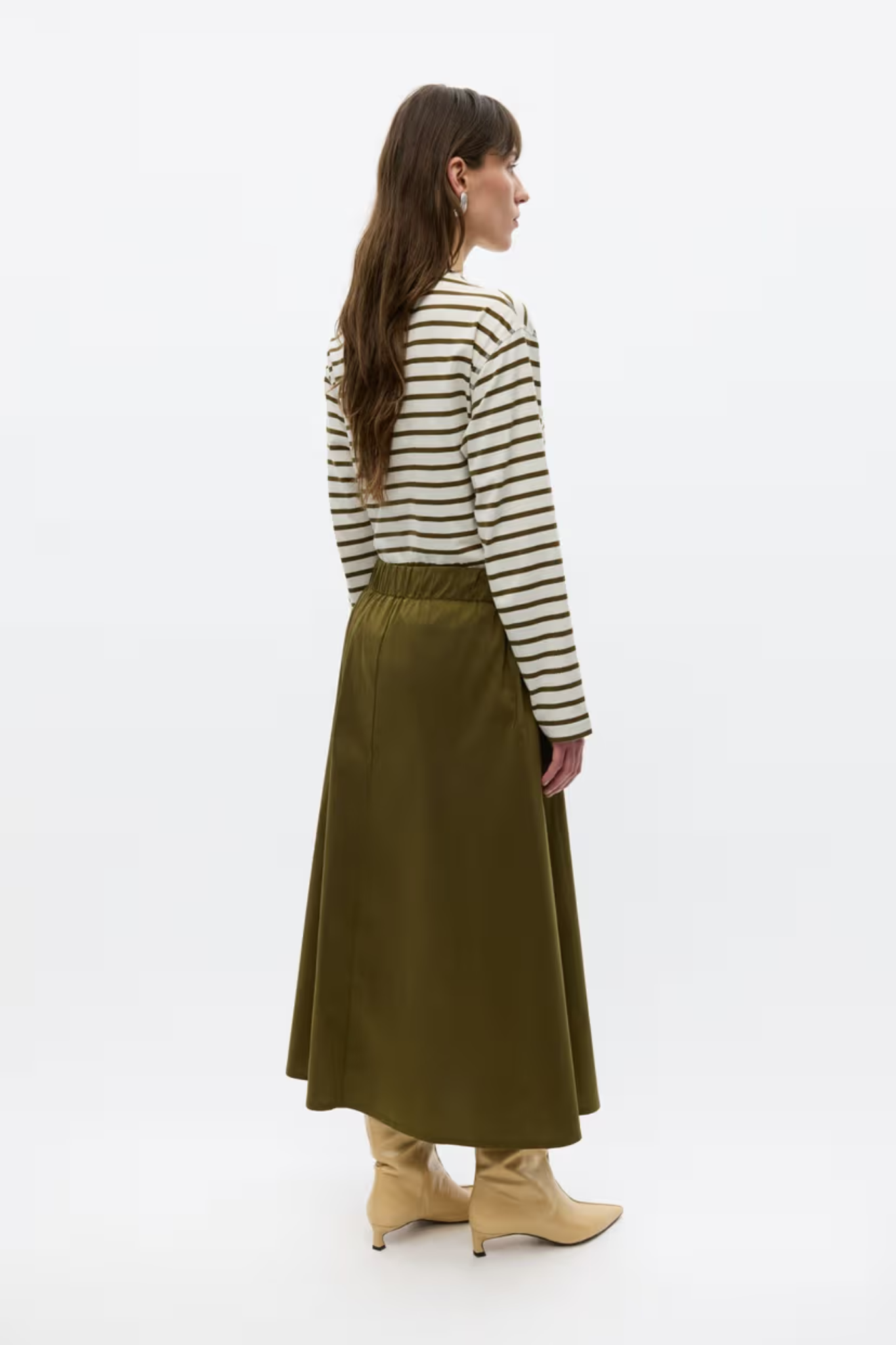 LILA SKIRT -DARK OLIVE