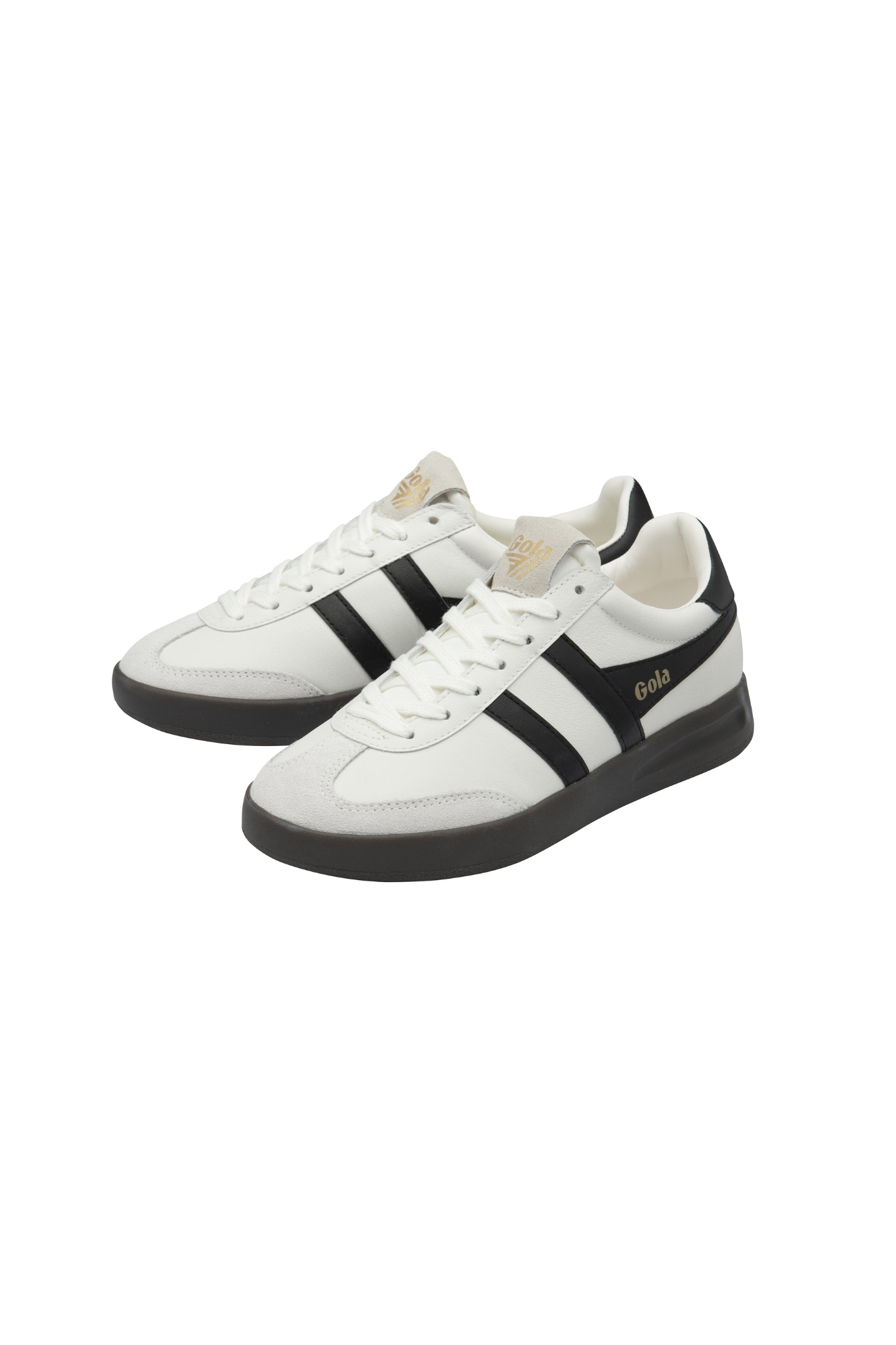 CYCLONE LEATHER SNEAKERS WOMEN - WHITE/BLACK/DARK GUM