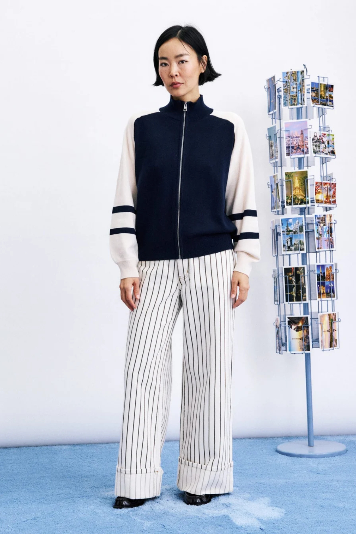 TIMBRE CARDIGAN - BLUE MARINE