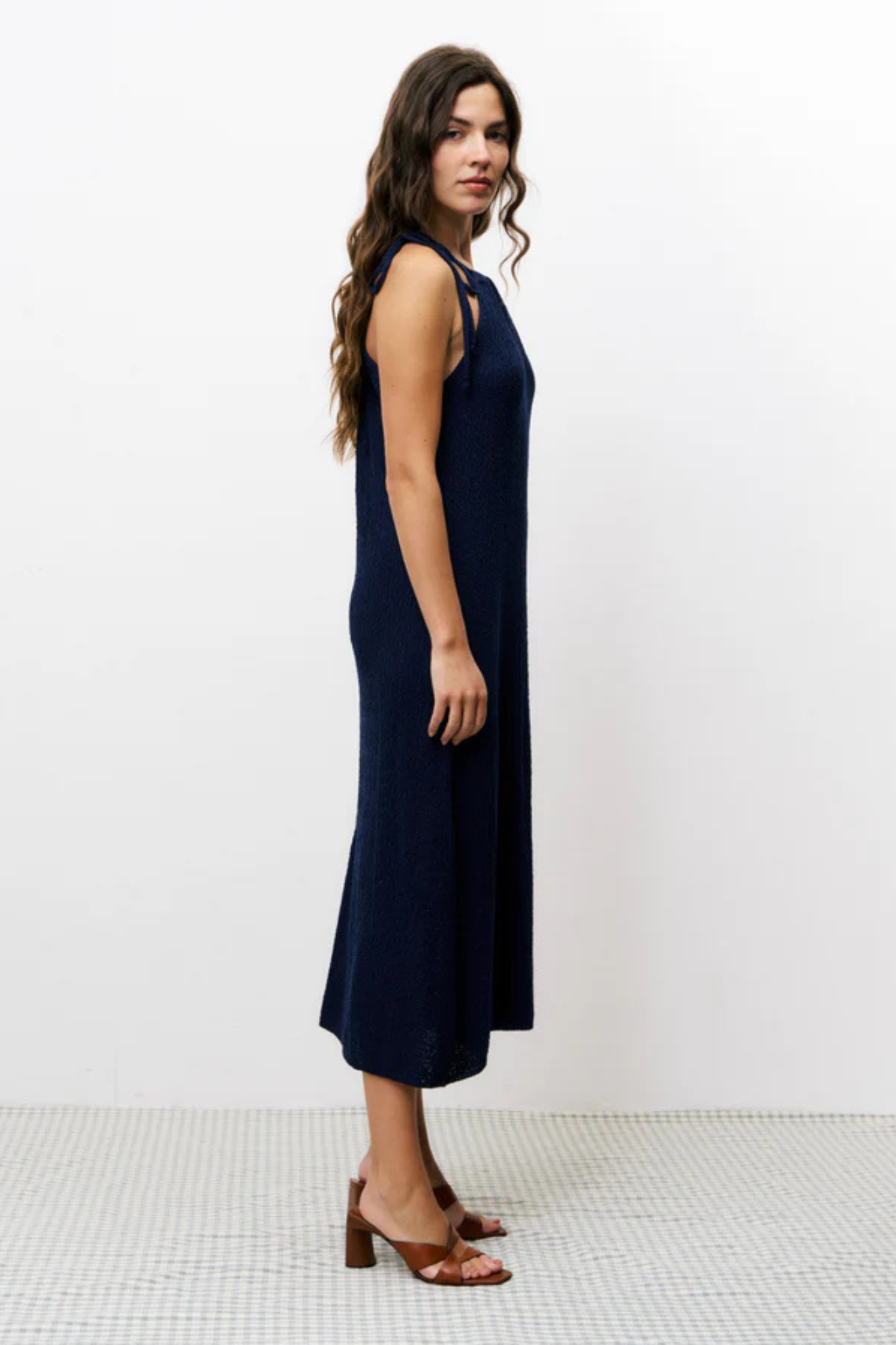 COLLETIA DRESS - BLEU MARINE