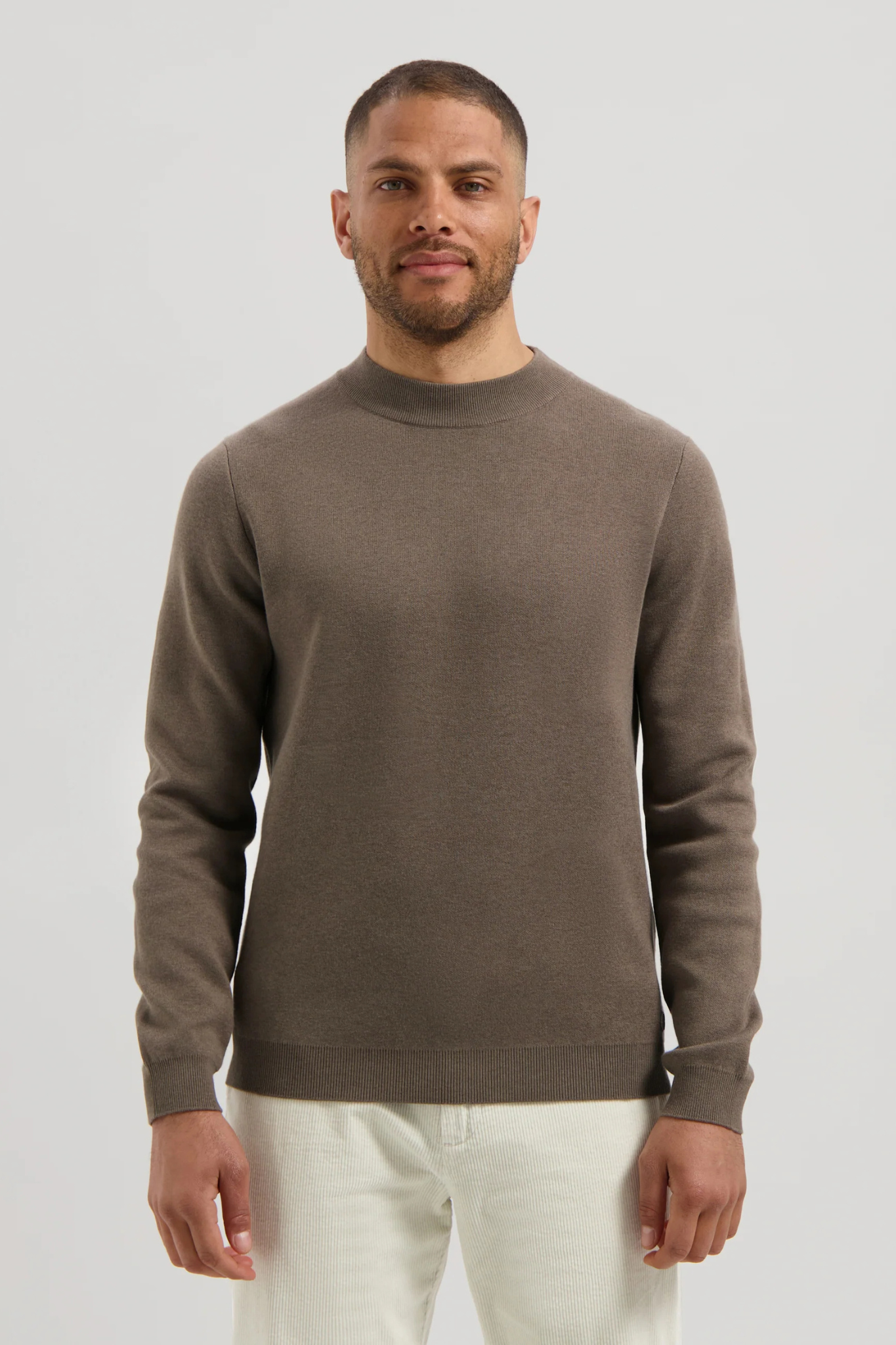 ARCHER MOCKNECK KNIT - VINTAGE KHAKI