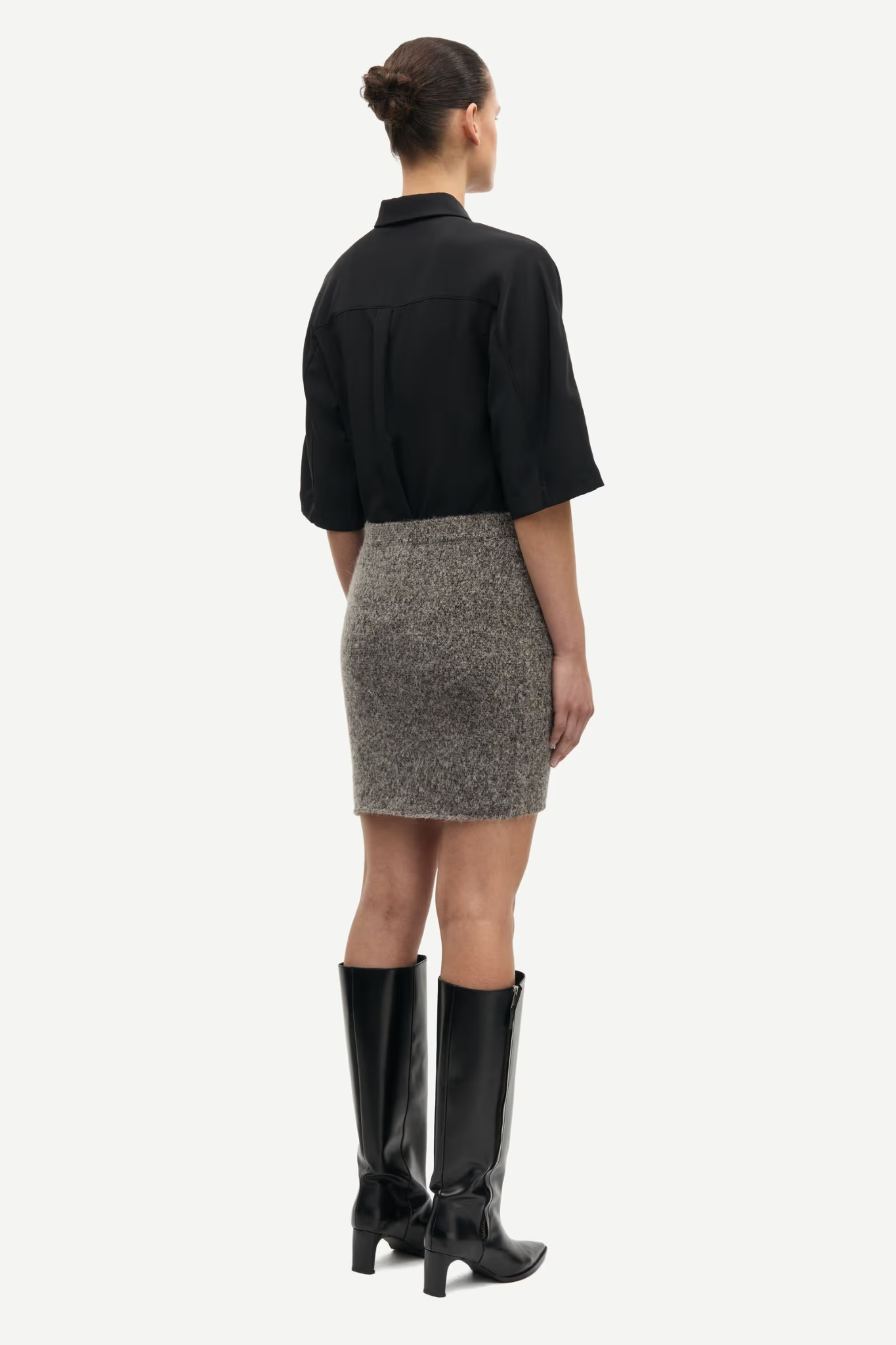 KELSIE SKIRT - FOSSIL MEL