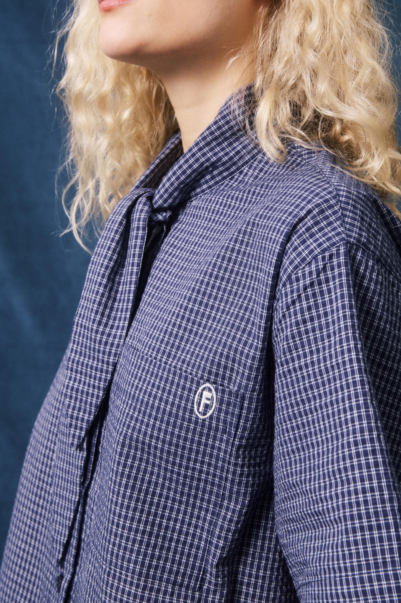 NAOMI SHIRT - NAVY BLUE
