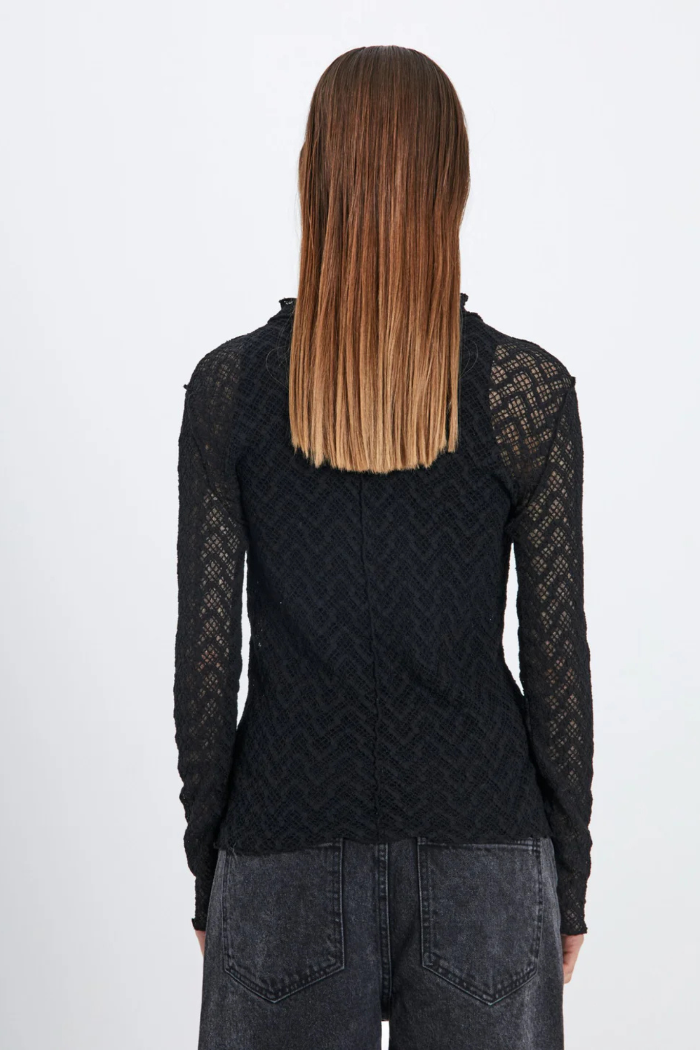 ROSALINA TOP - BLACK