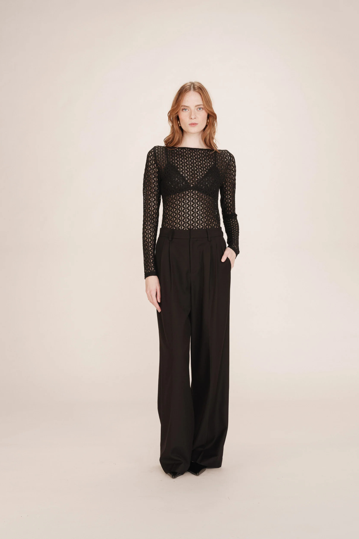 TANGUY BODY TOP - BLACK