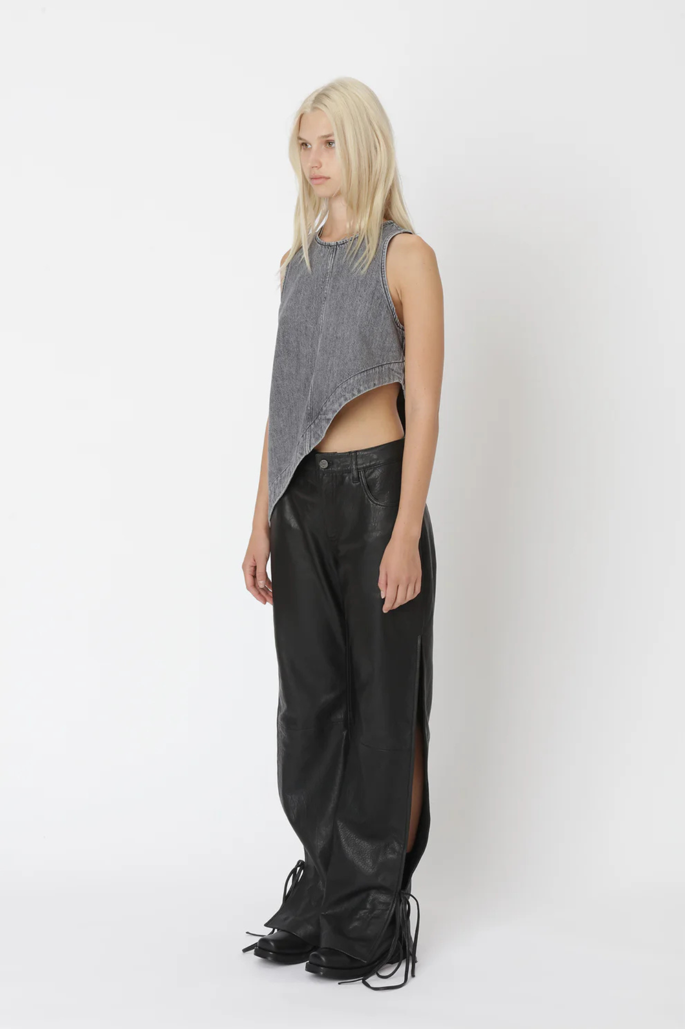 AMALIE TOP - USED GREY