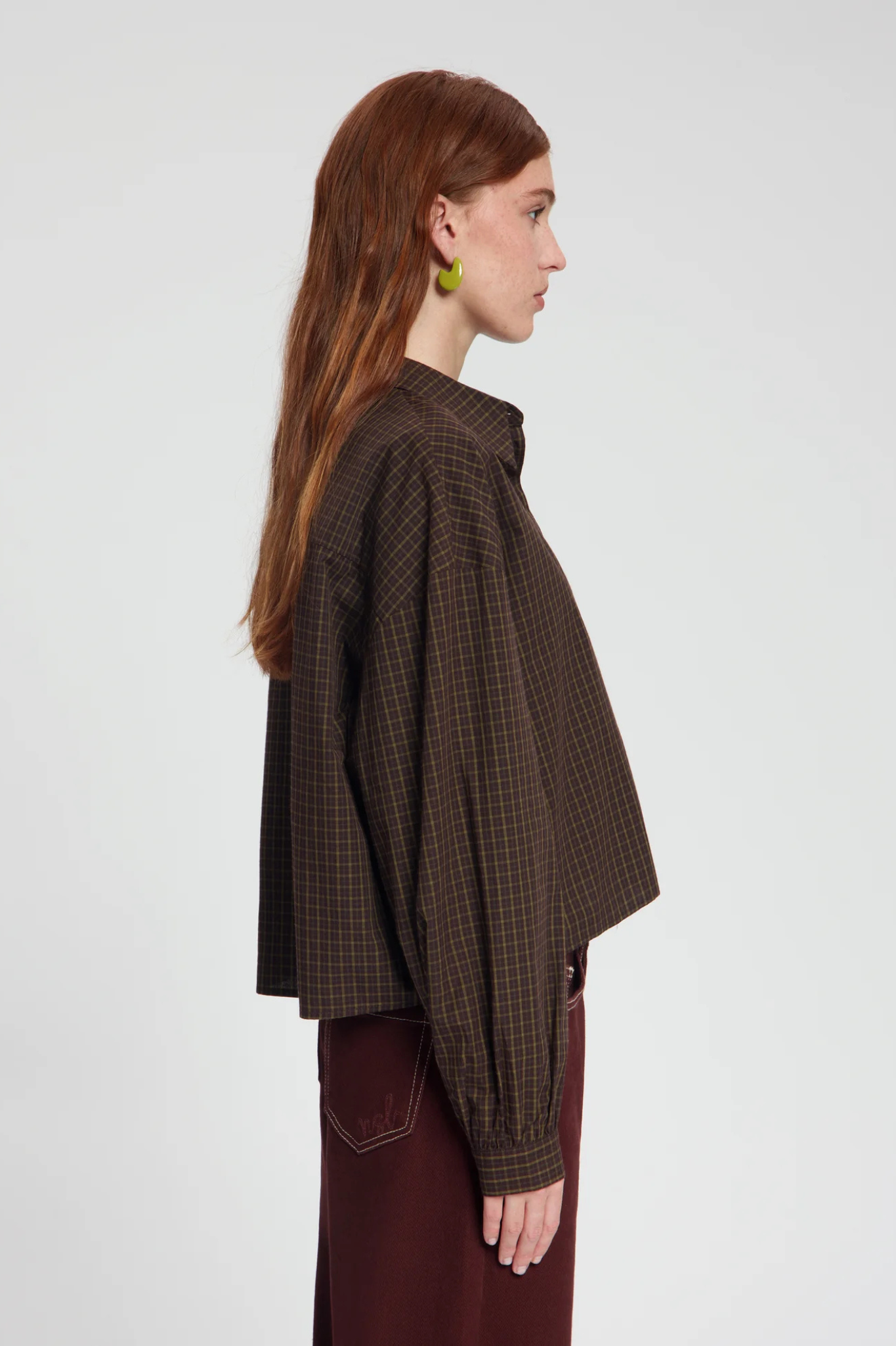 LIV BLOUSE - BROWN