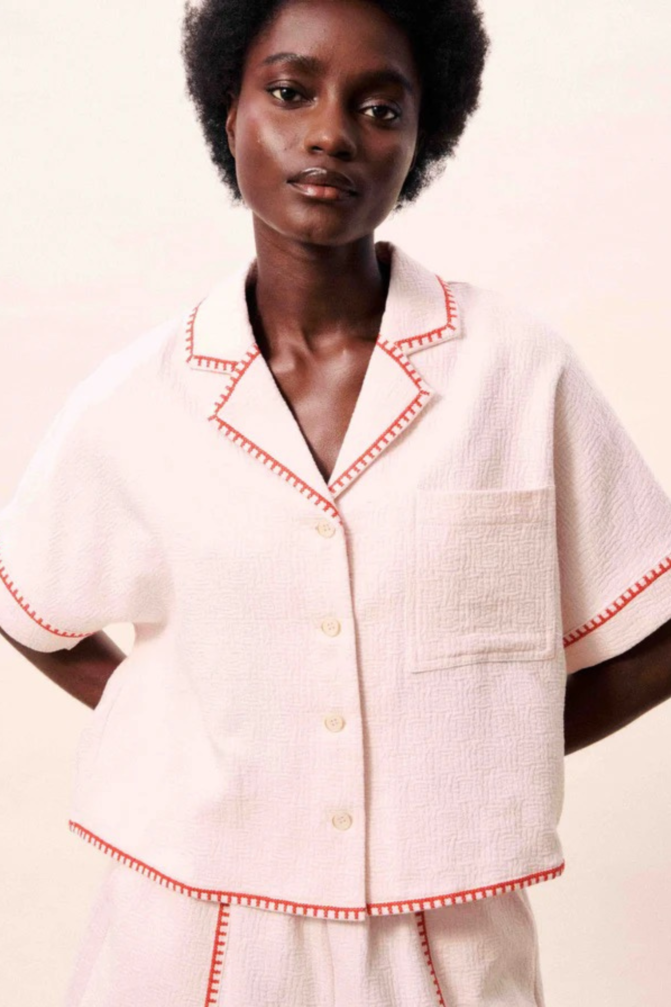 ISALYA SHIRT - ROSE PALE