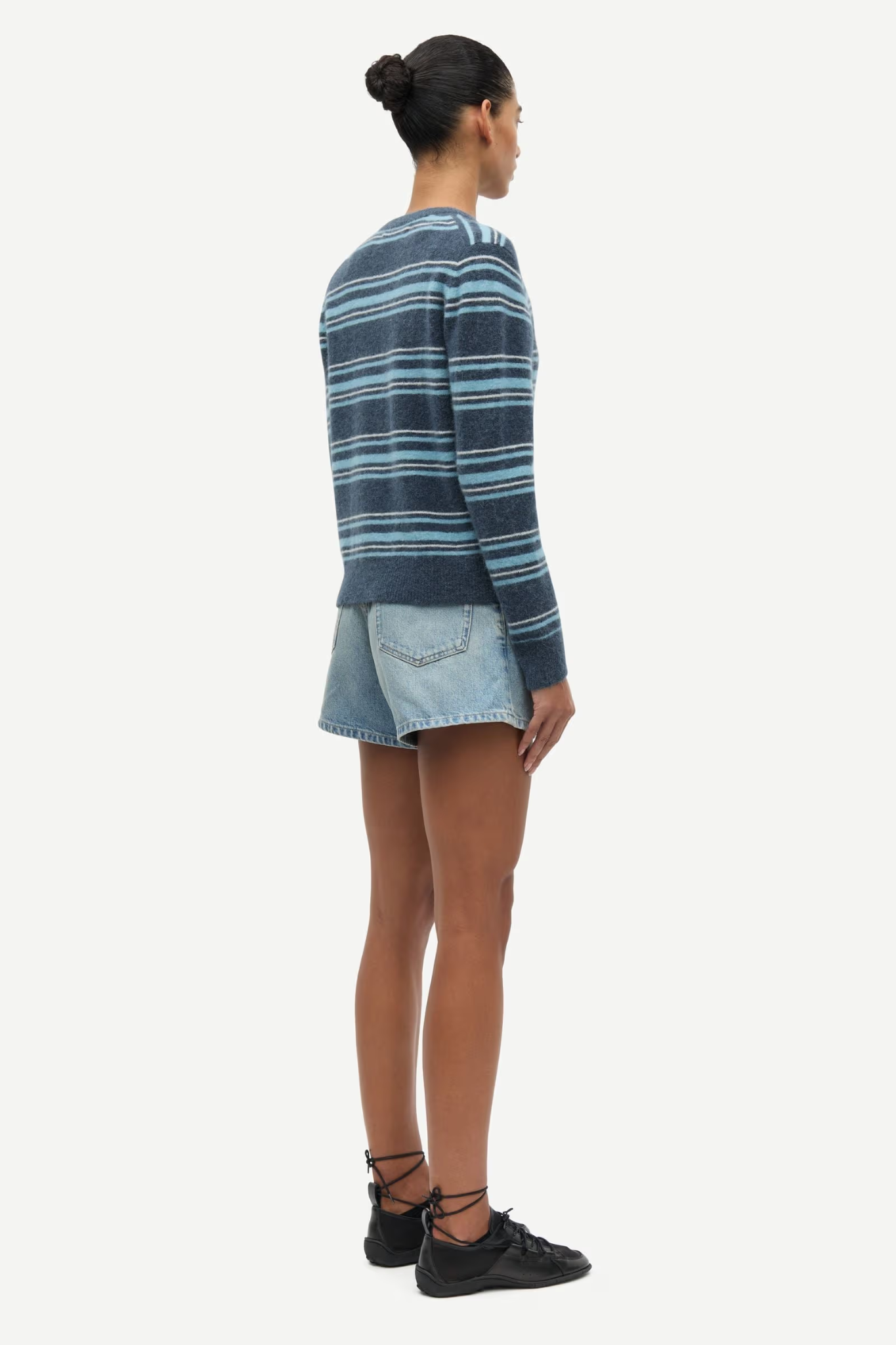 NOR SHORT CARDIGAN - OMBRE BLUE