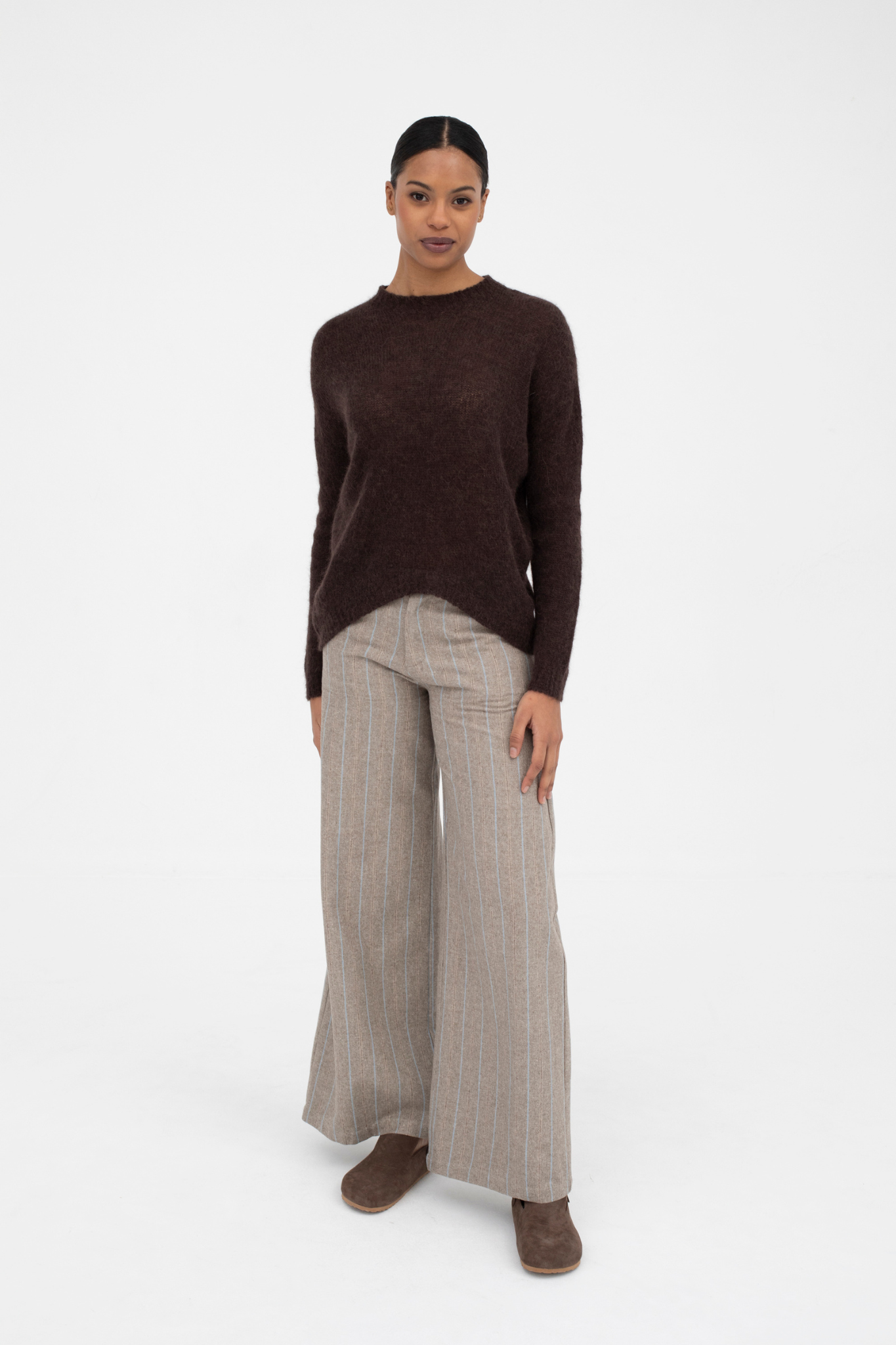 TESTACCI JUMPER - CHOCOLATE