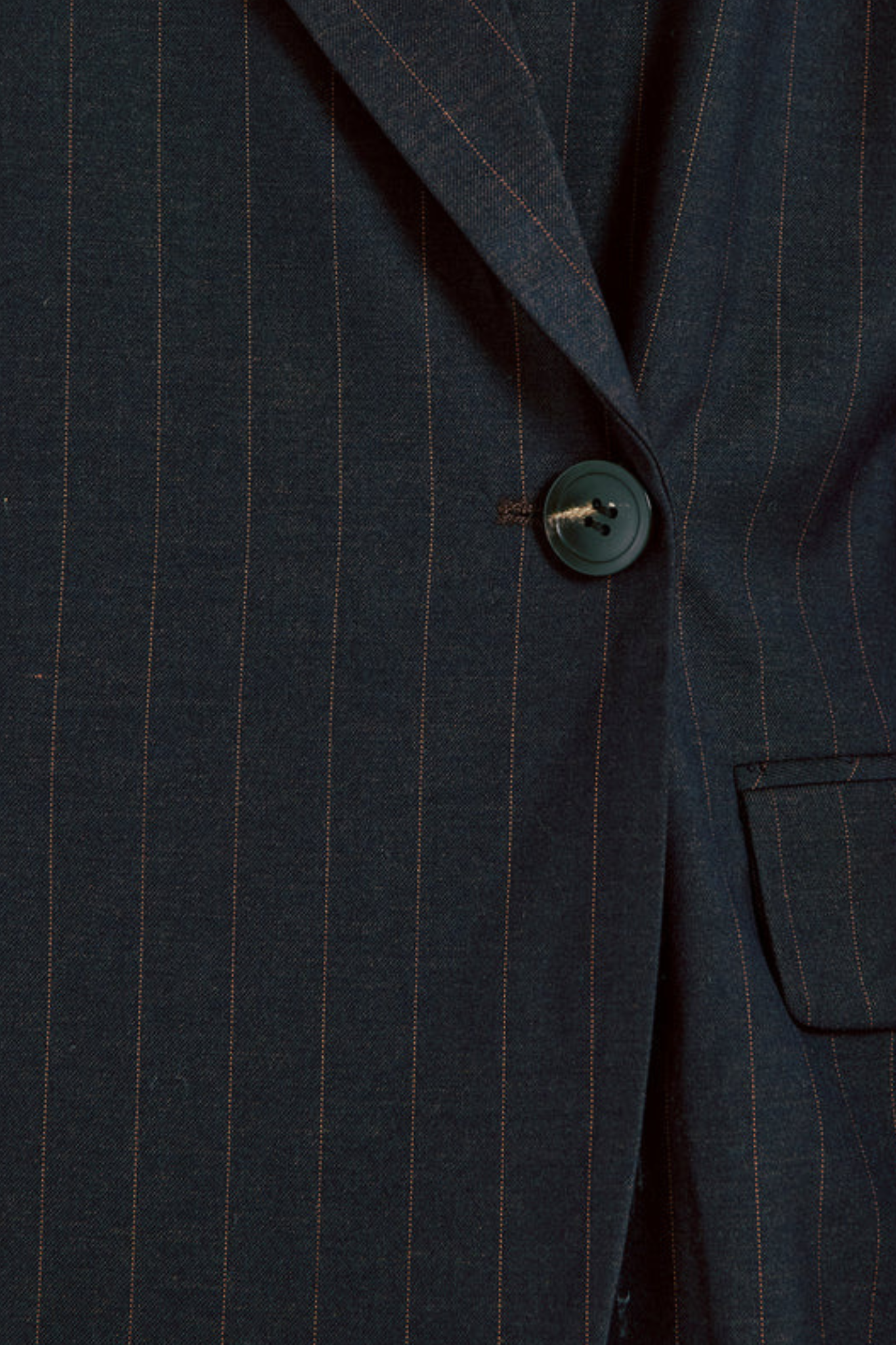 KANDRIA SHAPED BLAZER - BROWN SPINSTRIPE