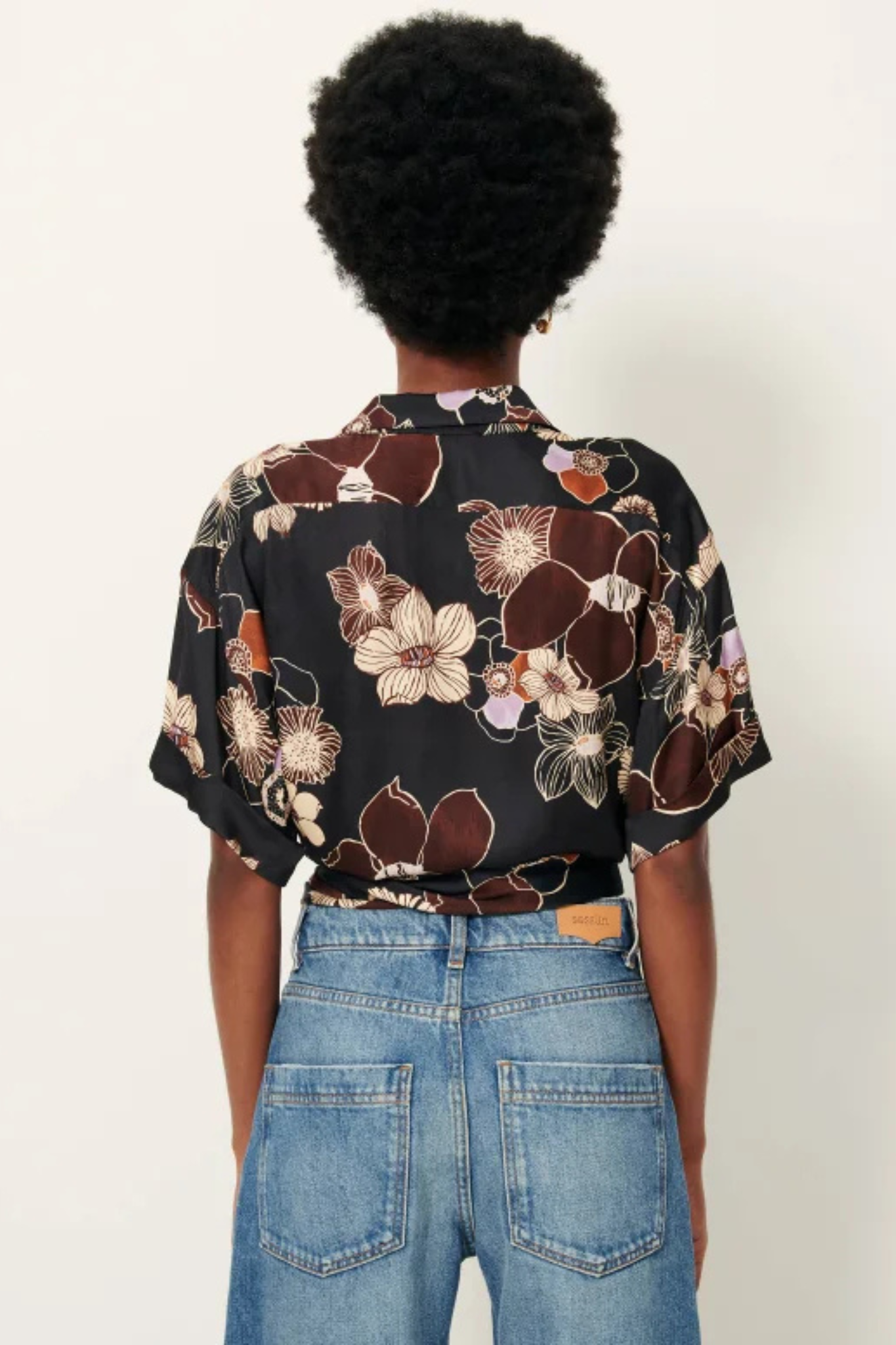 PROCIDA BLOUSE - BLACK HYBIS
