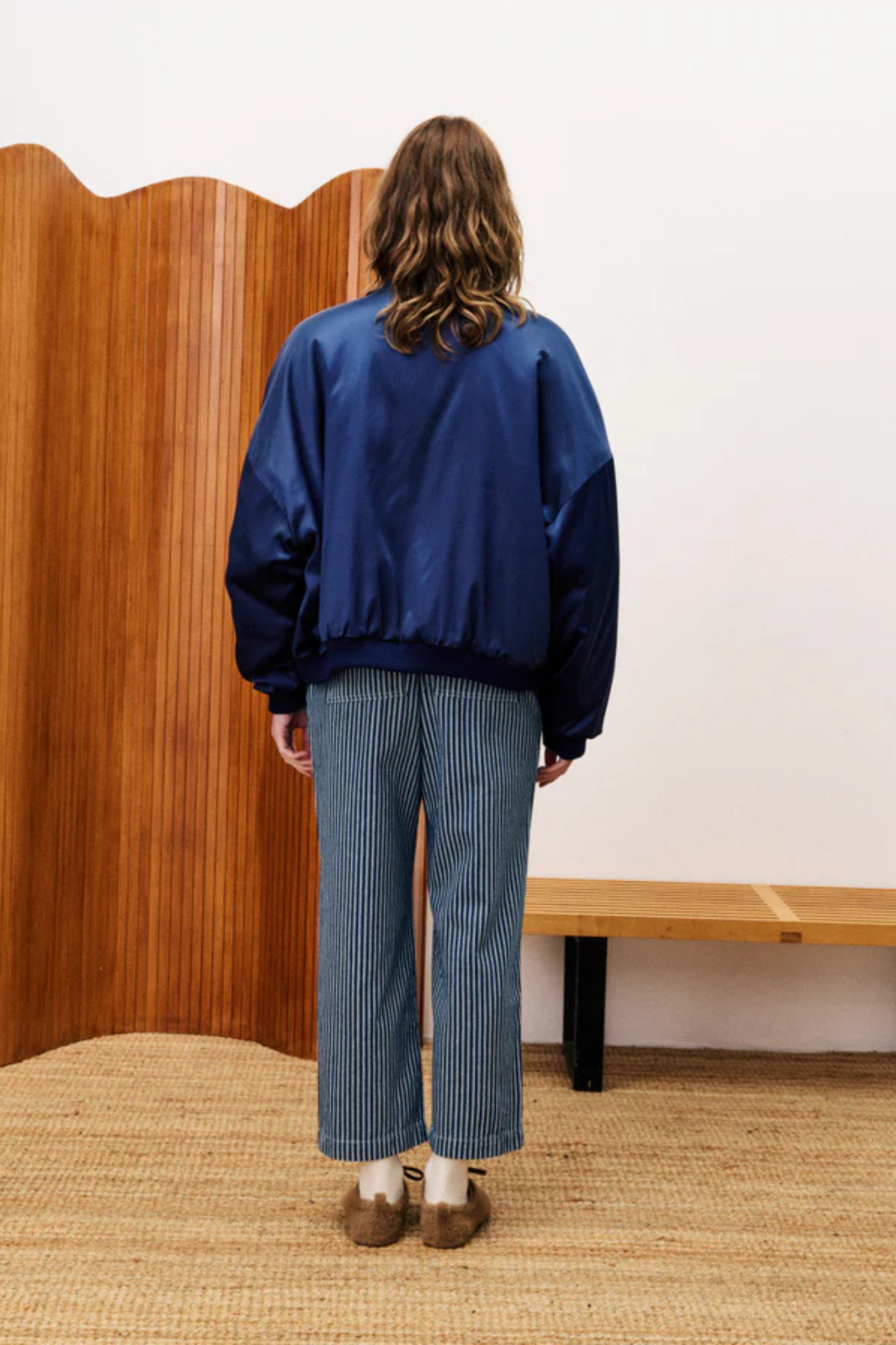 ASSAM BOMBER JACKET - BLUE MARINE