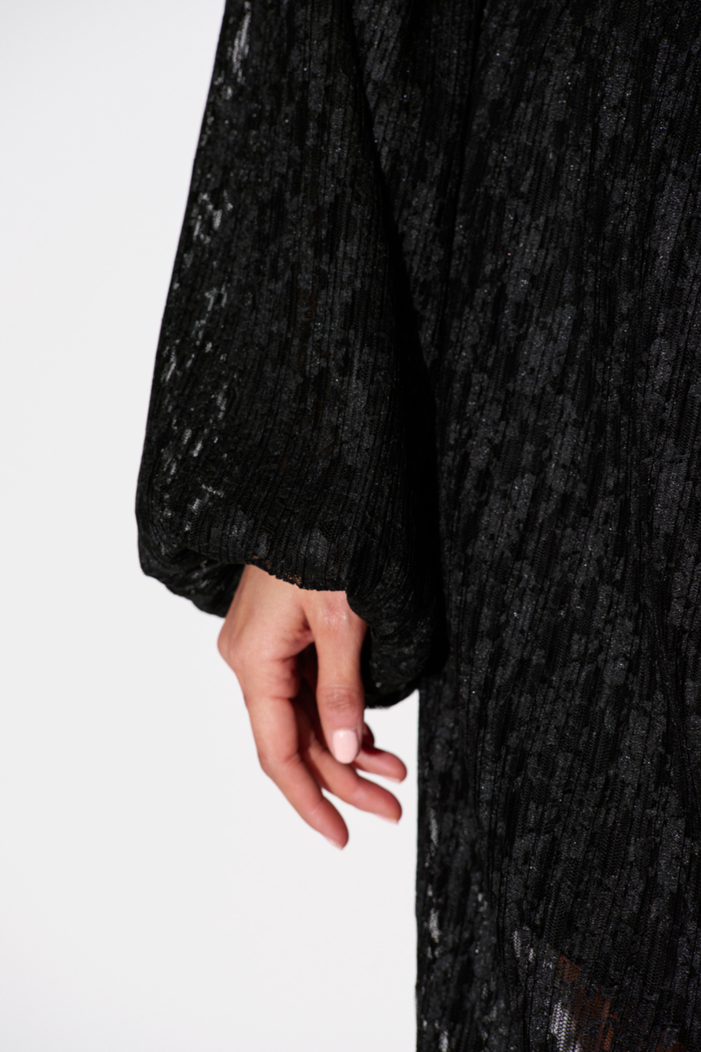 INAN LACE TOP - RAVEN