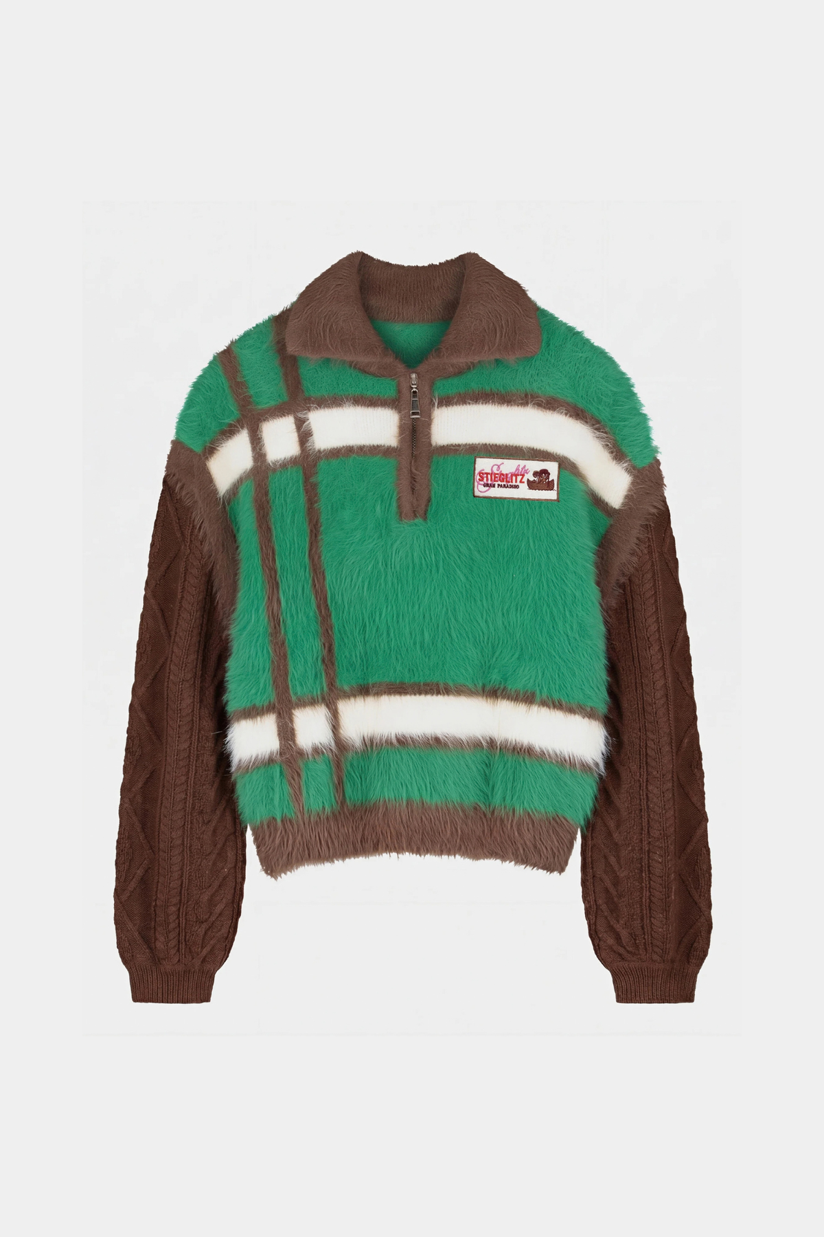 SANTO KNITTED SWEATER - GREEN