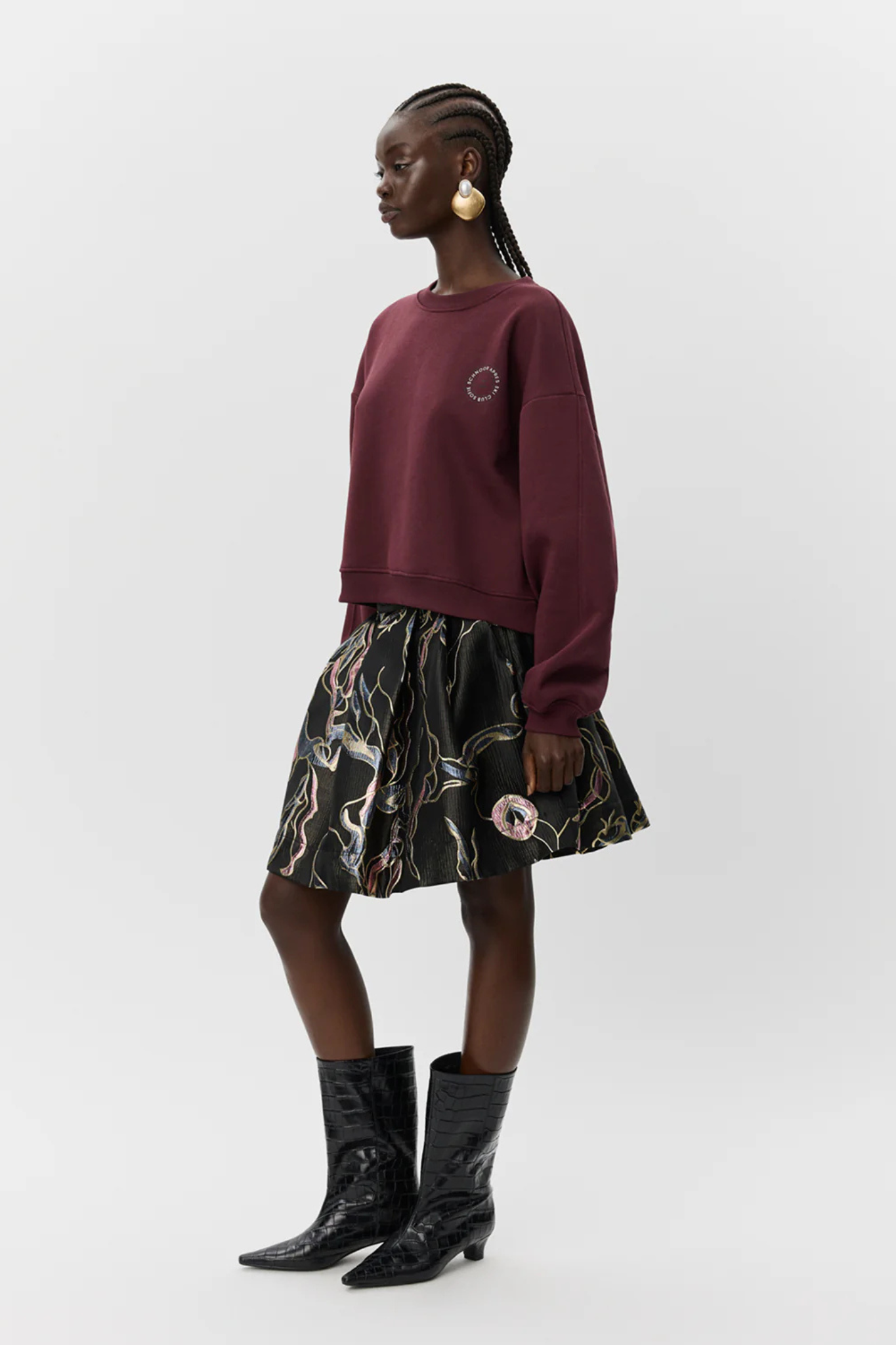 ELIN SWEATSHIRT - PLUM