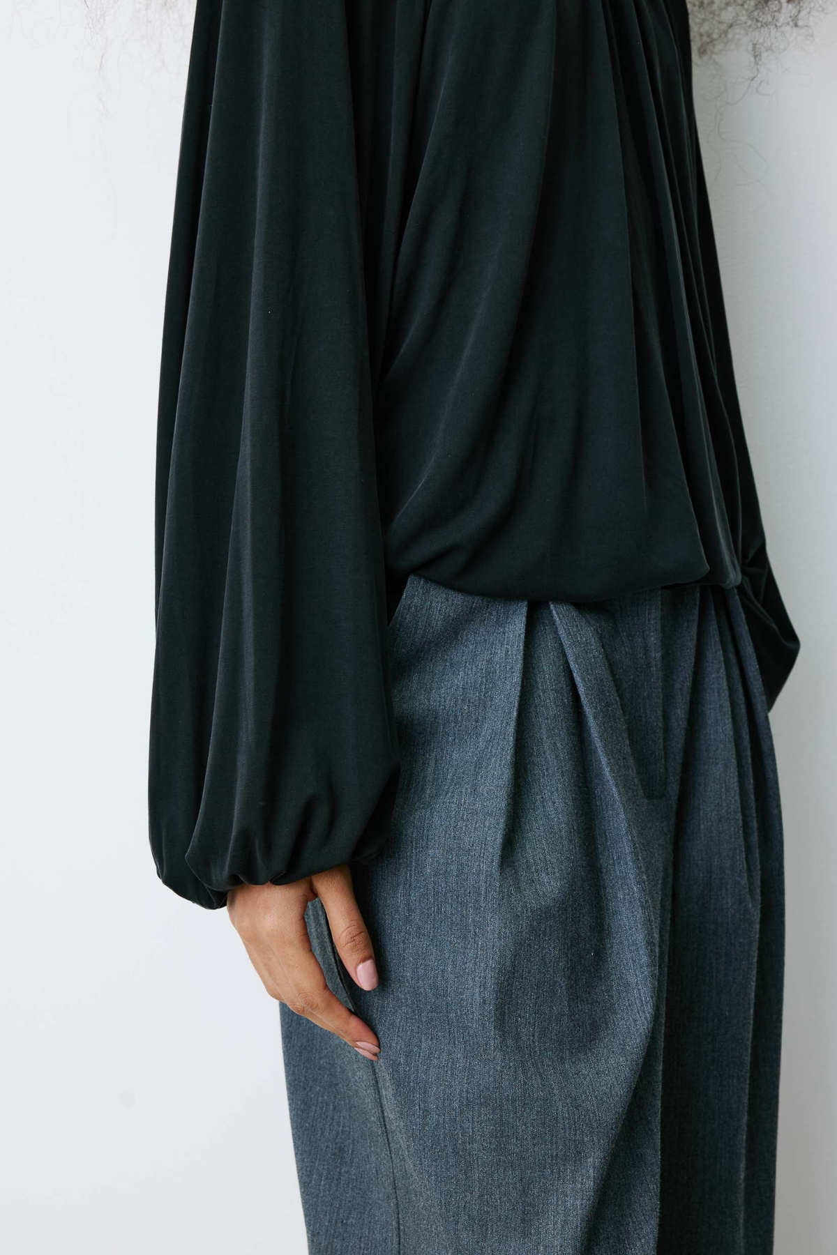 BARBARA BLOUSE - BLACK